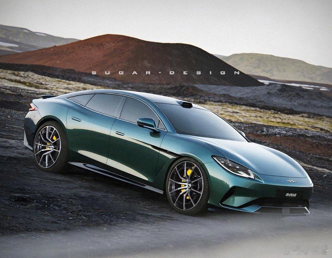 方程豹豹子的全新轿车，剧透现在的图是内部的废案，实车贼帅，悬念还得北京车展揭晓！