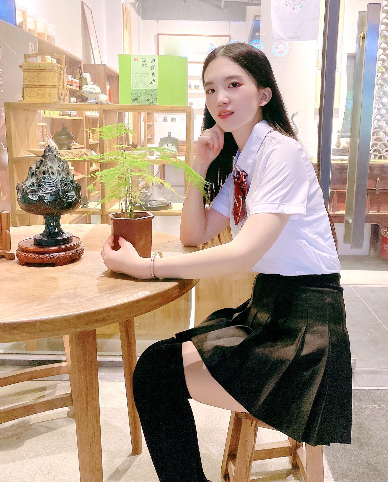 Jk 美女 ootd穿搭 深圳 原来我也可以这么美
