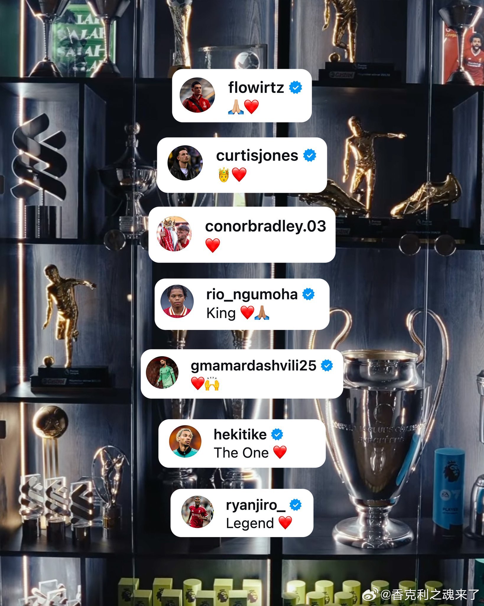 萨拉赫告别 来自利物浦队友发来的问候利物浦