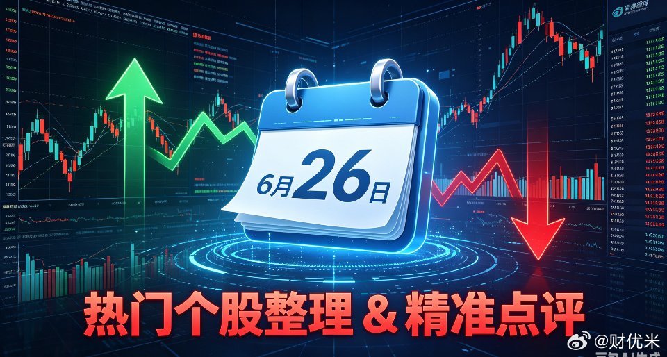 6月26日热门个股整理 & 精准点评京东方A：短期震荡承压，中期赛道逻辑稳固，耐