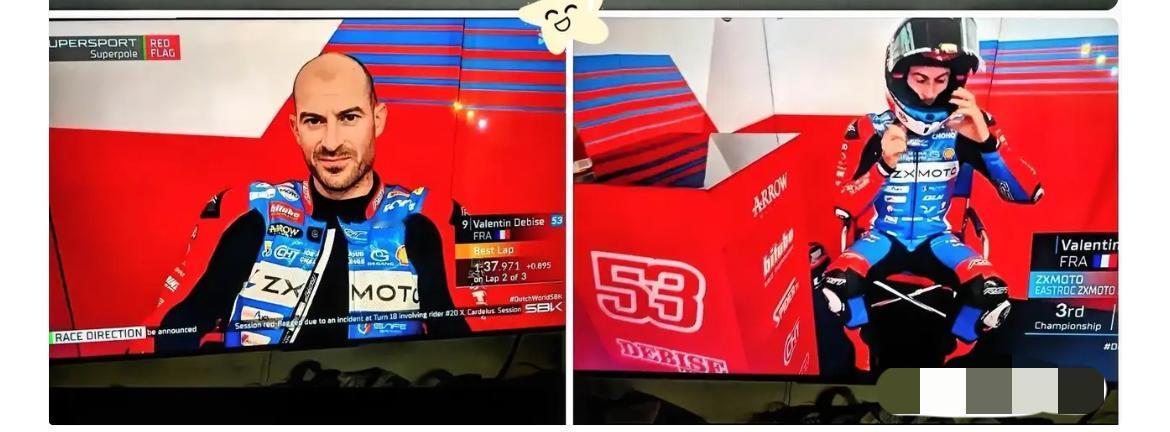 昨晚WSBK荷兰站的排位赛，真是让人看清了什么叫“大力出奇迹”。

法国车手瓦伦