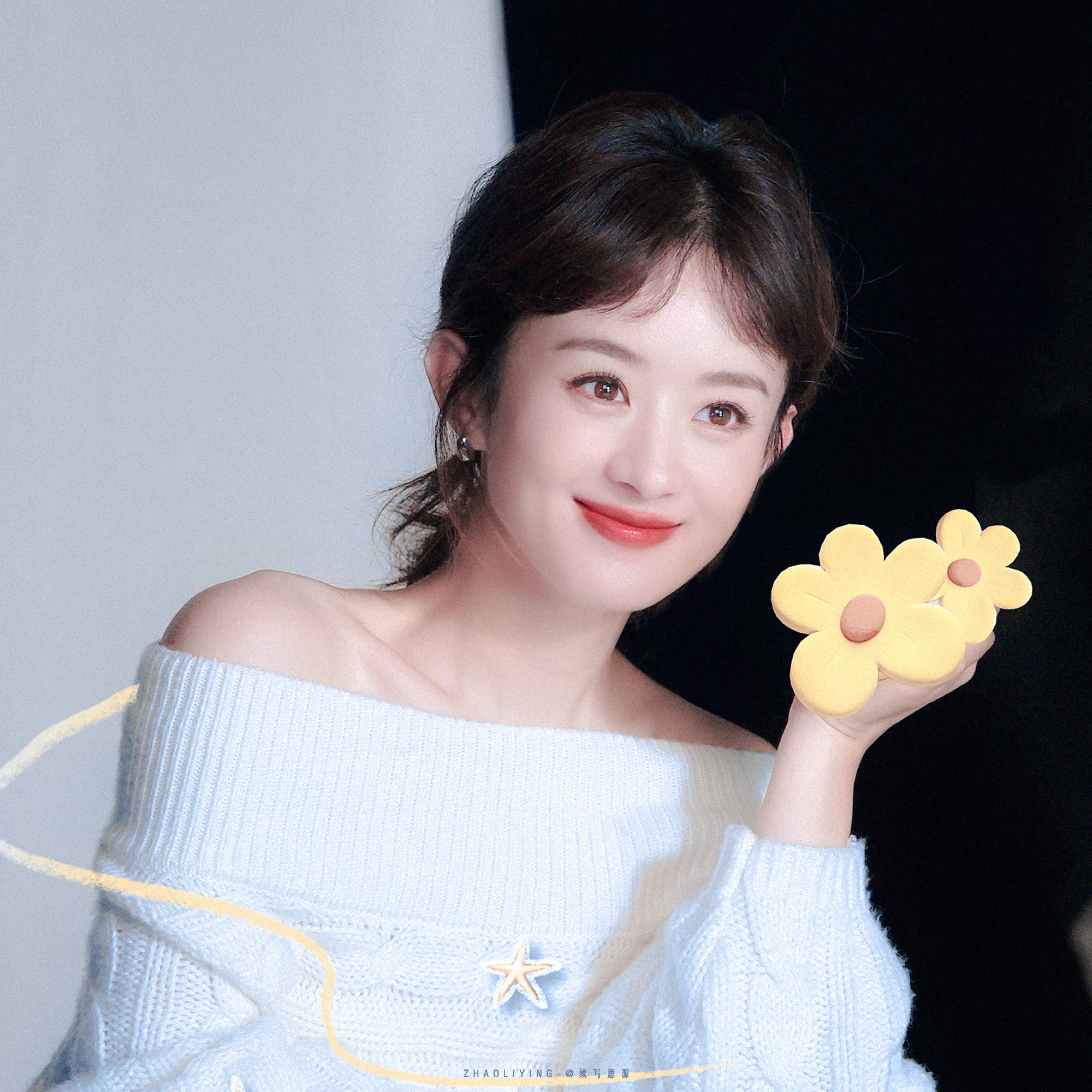 赵丽颖电影澎湖海战 zly赵丽颖黄和娘“不同蔷薇，你可是明艳从不凋零的玫瑰”