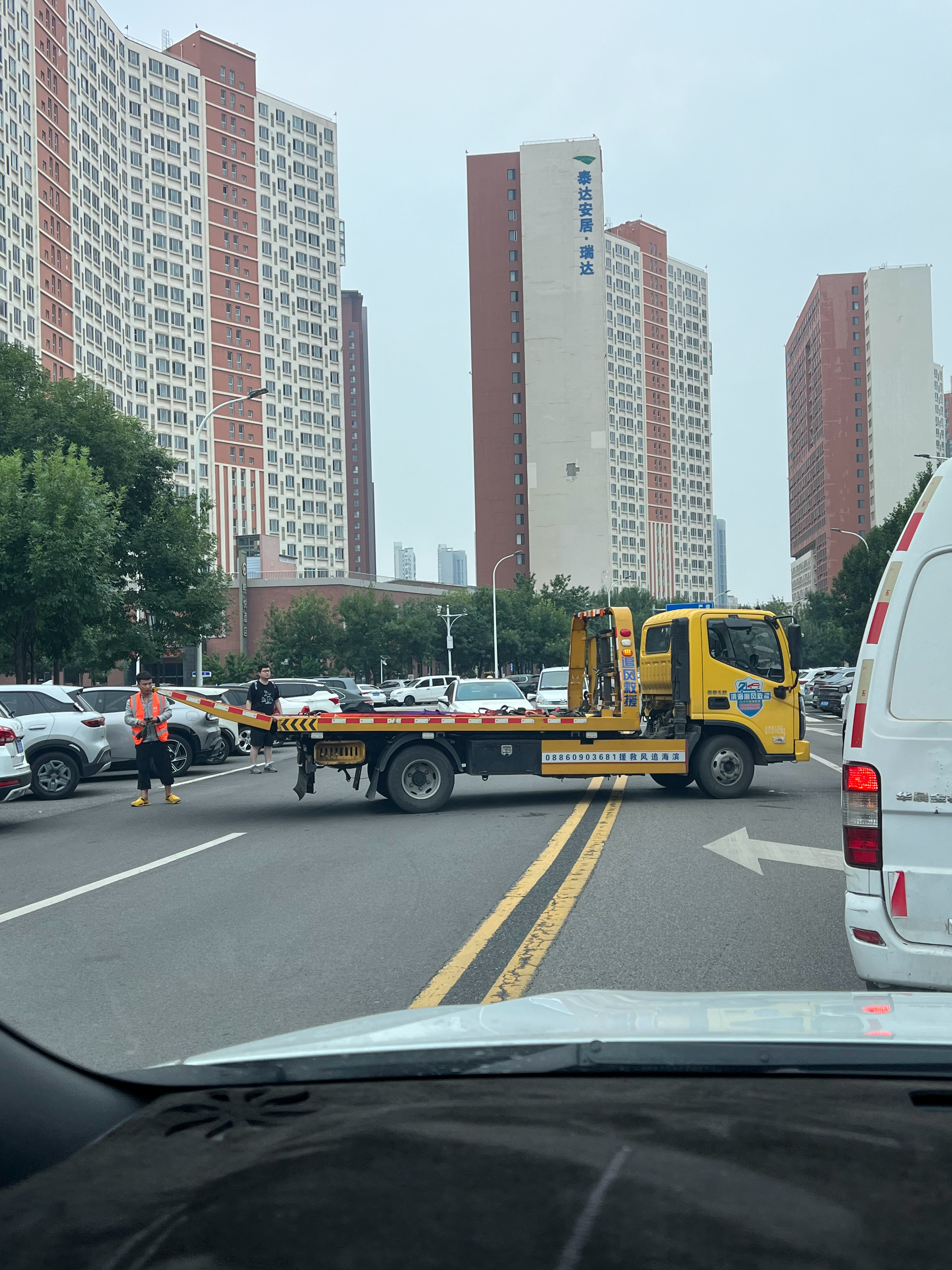 这下可好，全堵死了 天津·泰达服务外包产业园