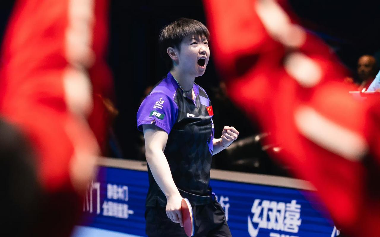 韩国美女状态拉满杀疯了，终究还是赢不下孙颖莎
 
早前世乒赛小组赛阶段，孙颖莎便