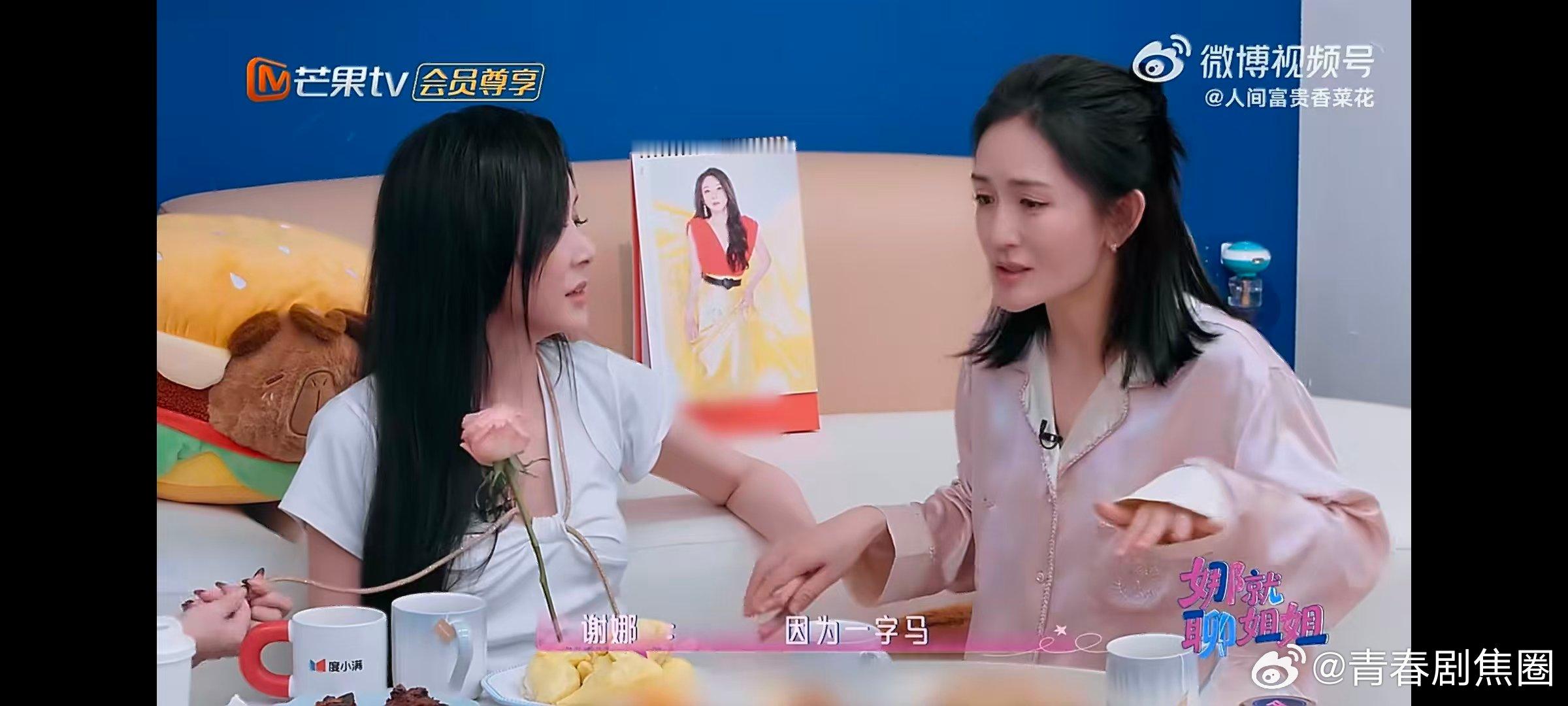 谢娜以为萧蔷一字马是AI乘风2026谁能不被萧蔷惊艳，丝滑舒展的一字马，连谢娜都