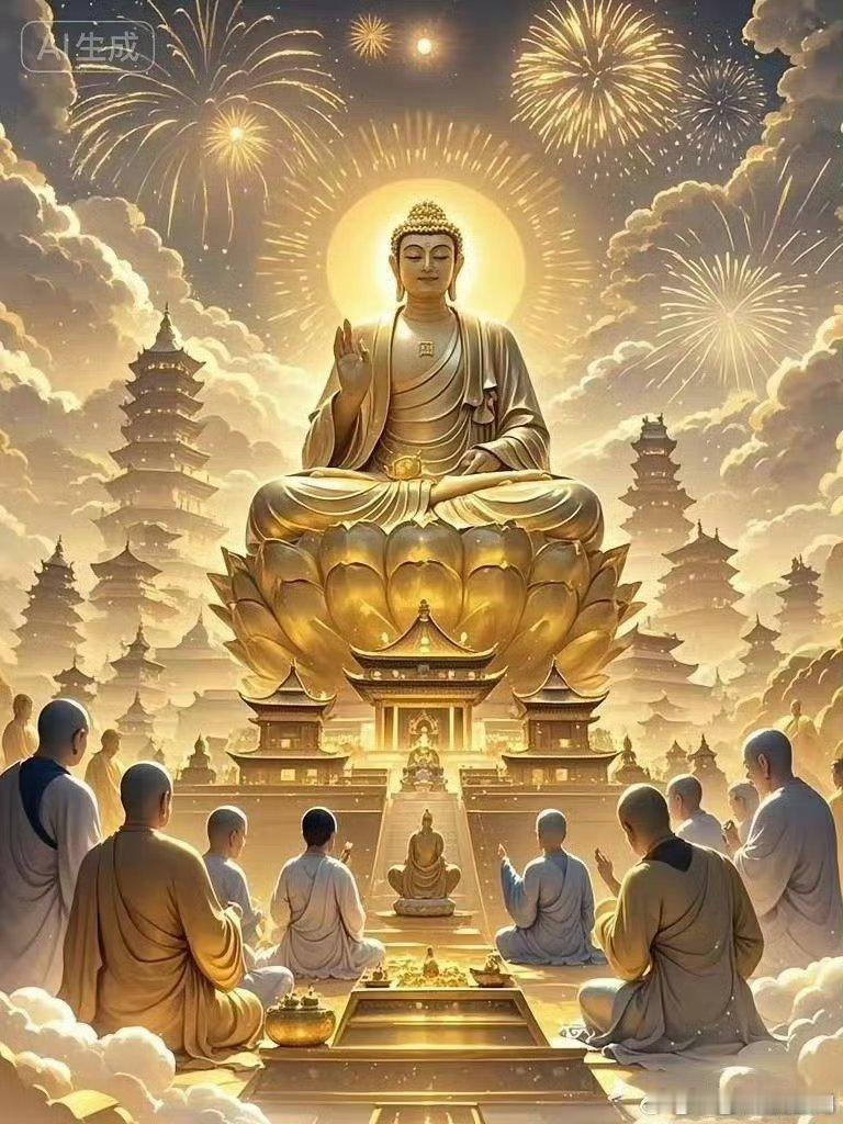 晨起礼佛，收摄身心，远离一切灾厄，见闻转发：消灾、除障、增福、满愿。南无阿弥陀佛