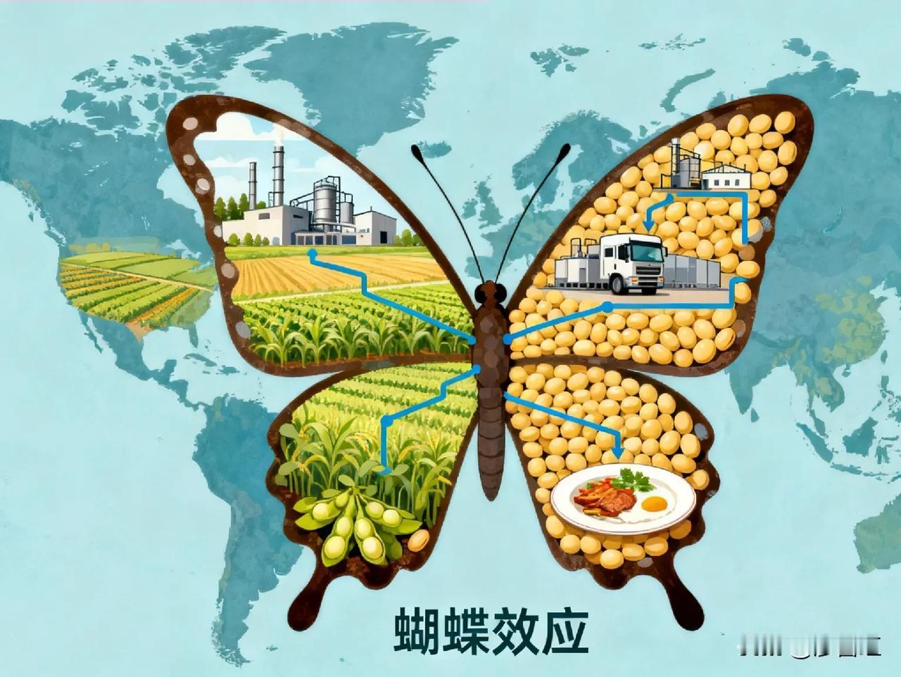全球大豆链的蝴蝶效应：牵一发而动全身的民生大事
 
别小看一颗大豆，它的产业链藏