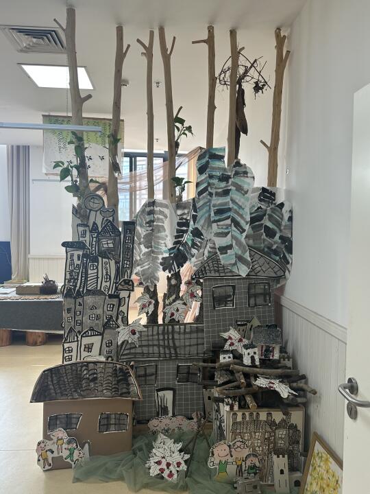 幼儿园古镇班本环境创设｜老街项目主题布置