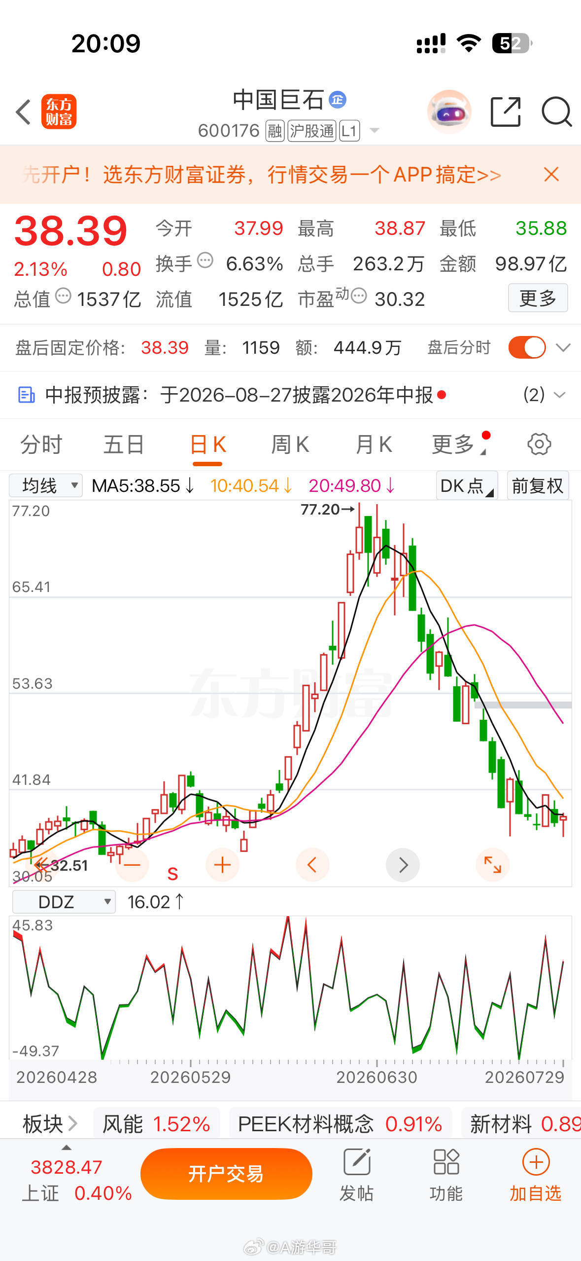 全球玻纤领军企业，周期成长典范。公司背靠中国建材集团，是全世界玻纤行业规模最大、