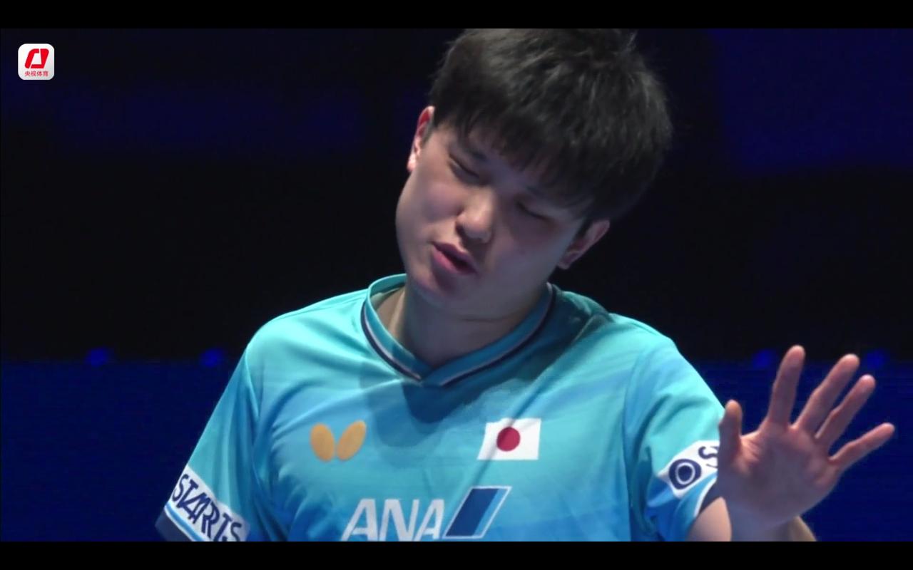 很顽强！邱党愣是把张本智和拖入到决胜局；
很可惜！决胜局未能顶住，遗憾止步16强