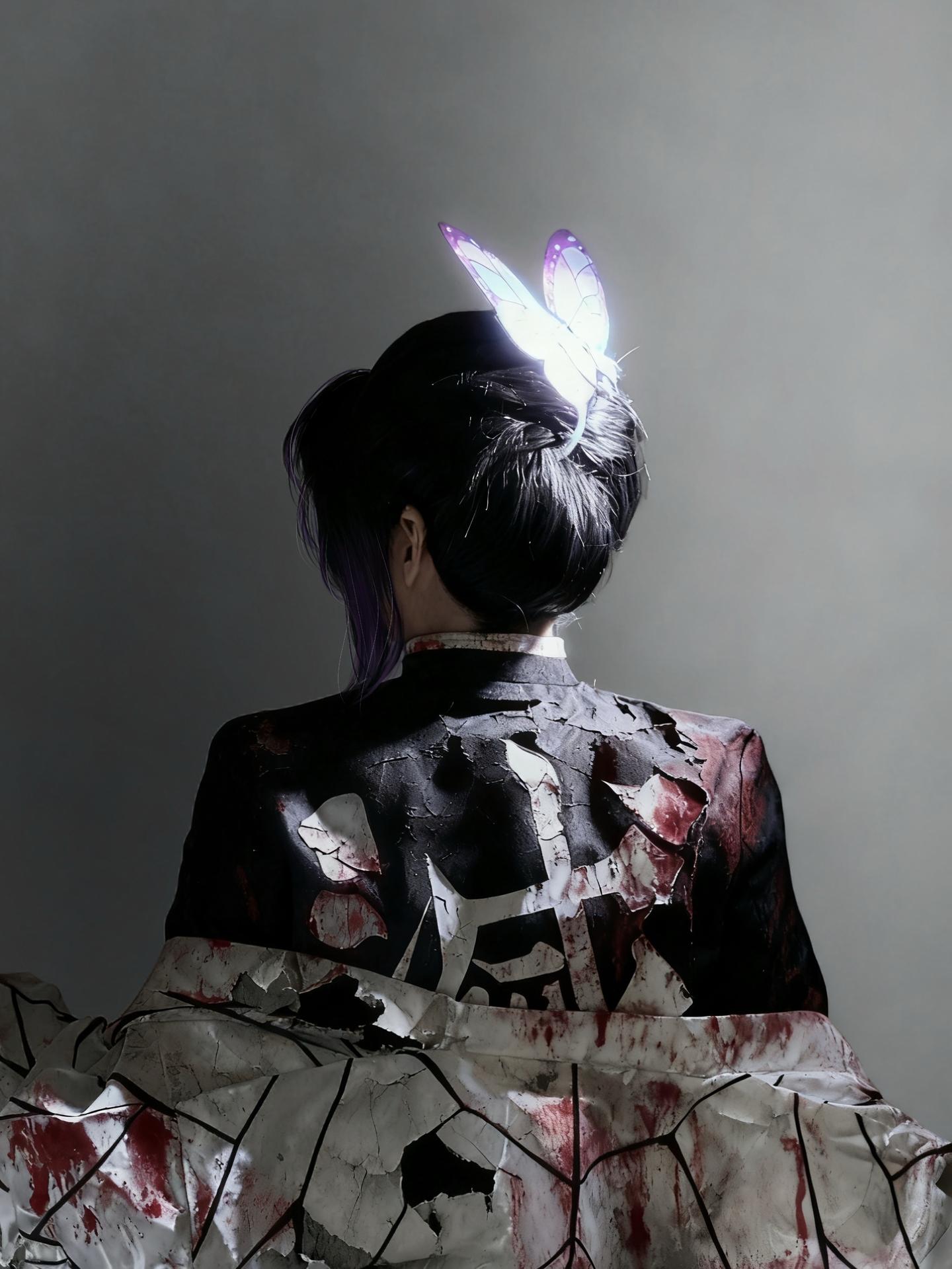 撑着悲伤不回头。