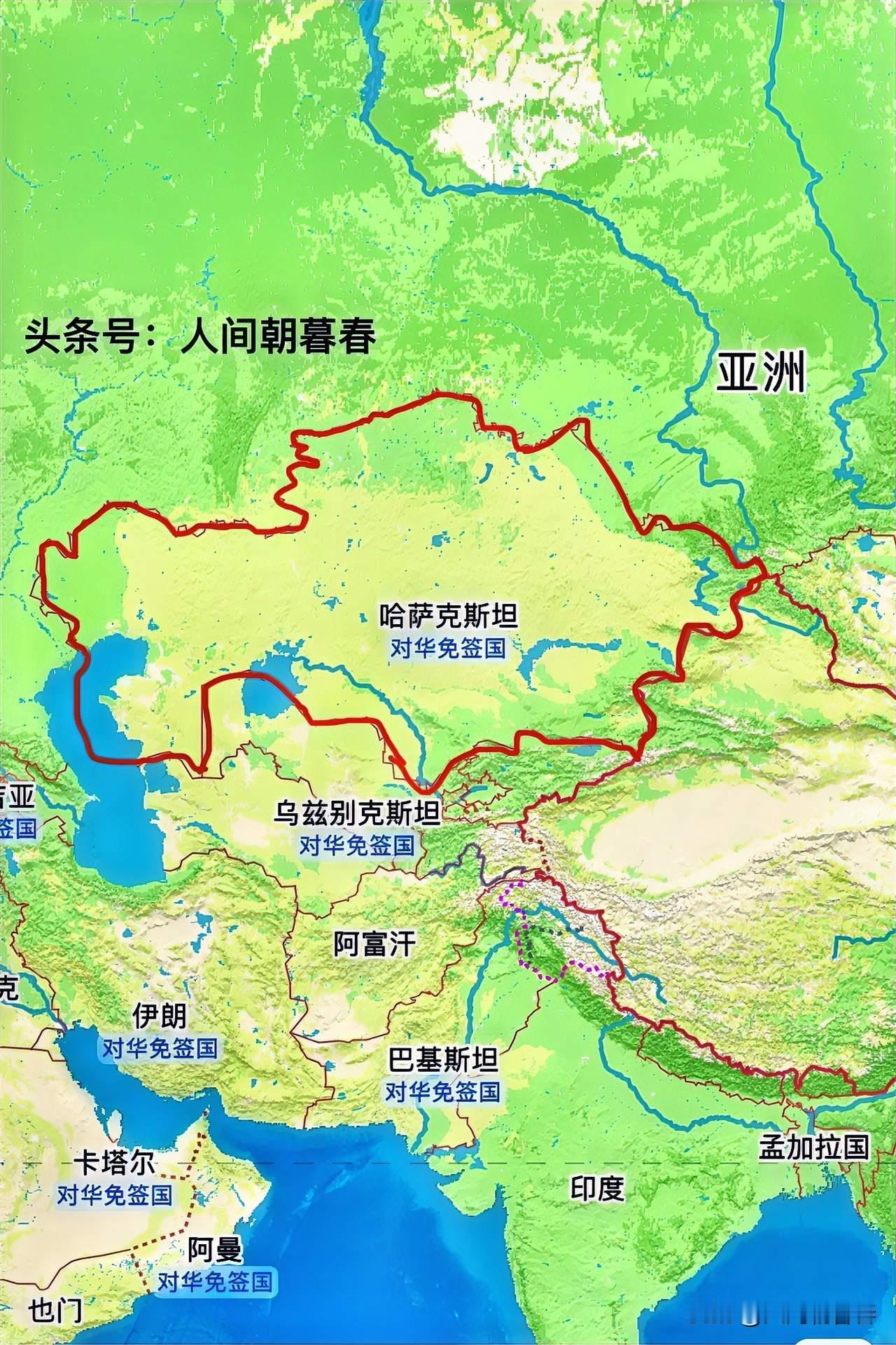 哈萨克斯坦想和日本做生意，得先有路走才行啊！

哈萨克斯坦位于亚欧大陆中部，手里