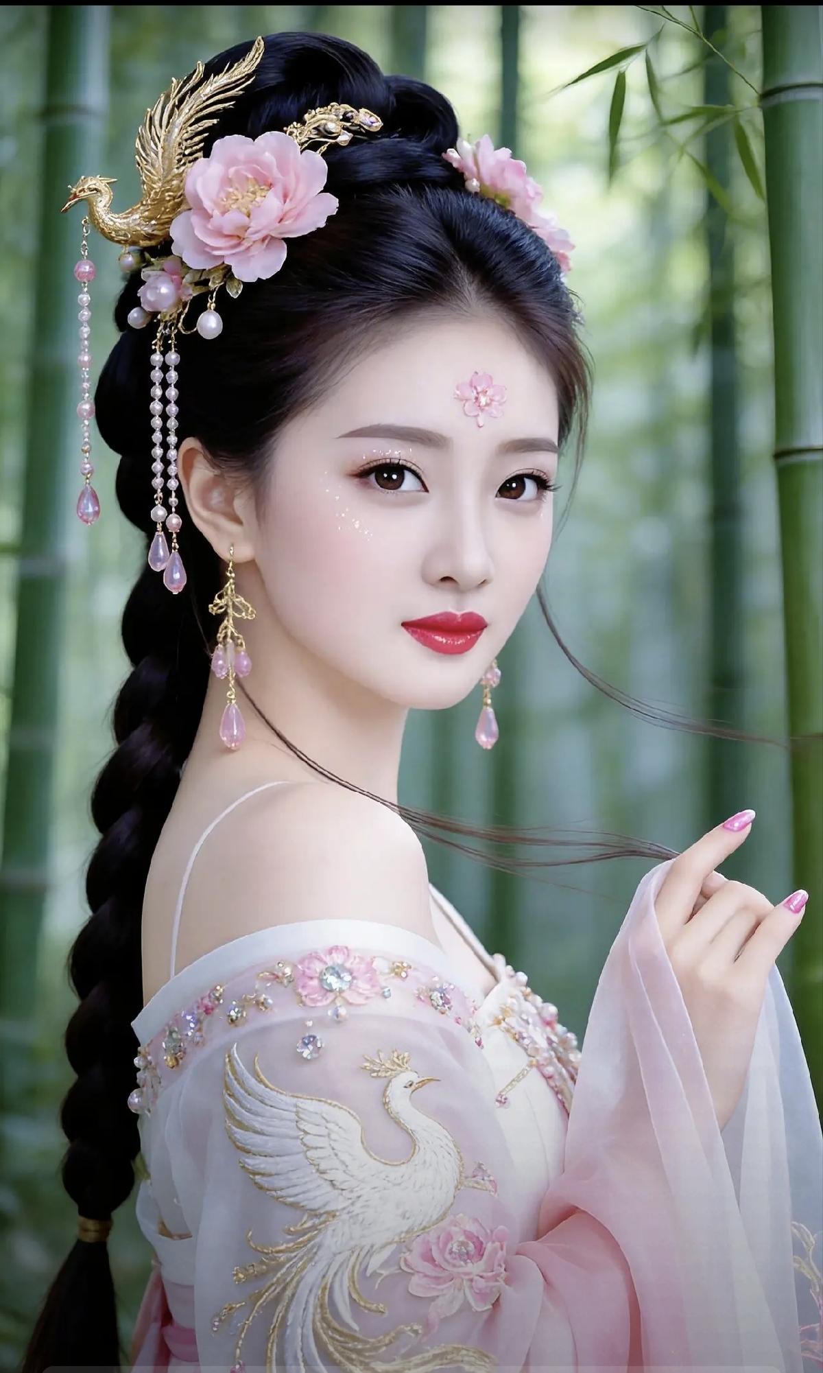 《七律·美人篇3》
作者：转转看到


雪肤凝脂丽人佳，
蛾眉含情胜春华。
嫣然