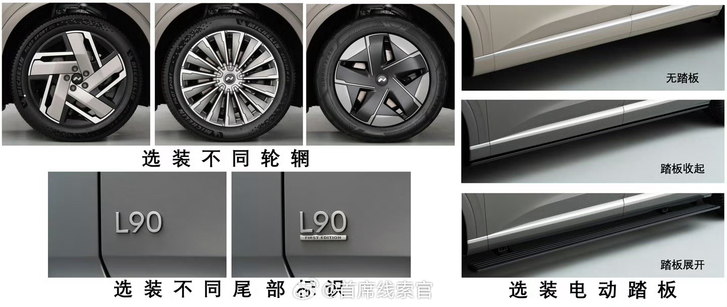 蔚来乐道 L90 车型新增大 5 座版本及“L80”尾标可选。除新车申报外，蔚来