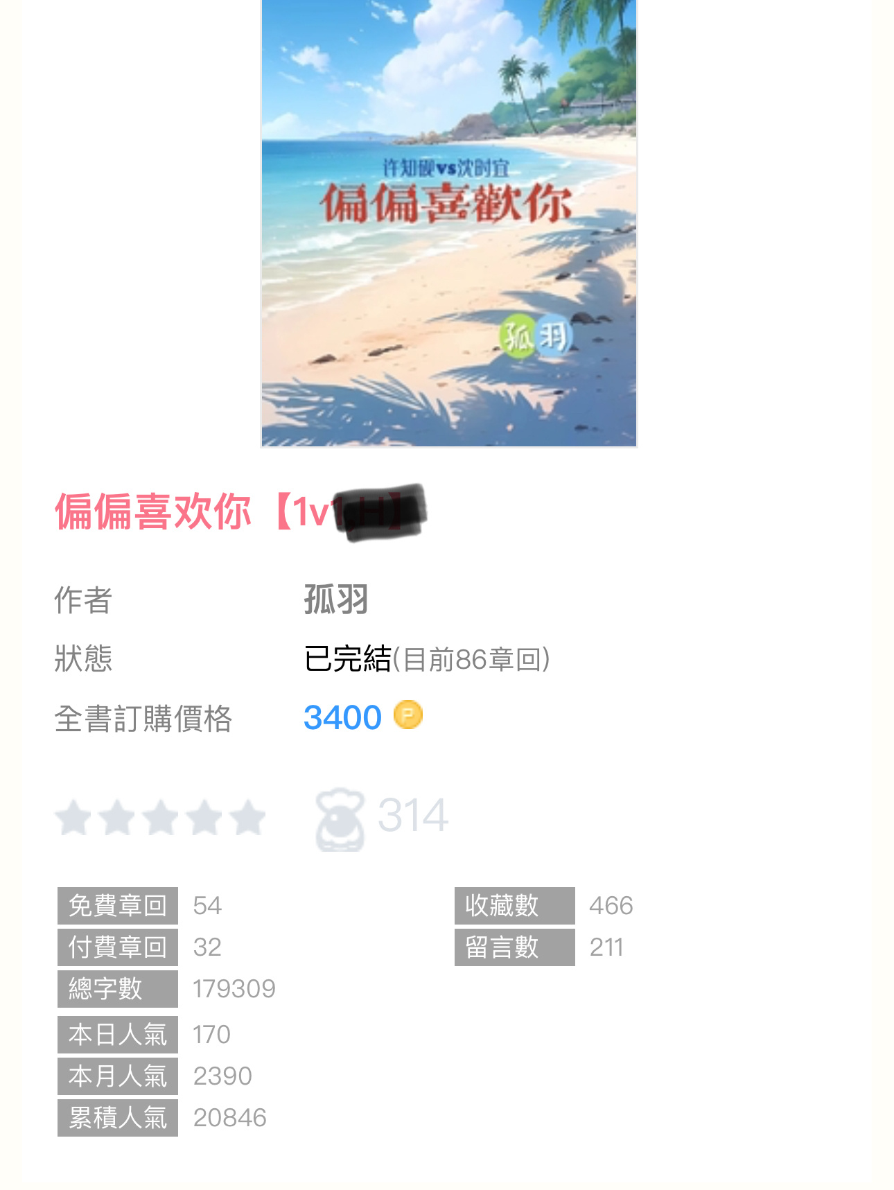 🫧完结播报｜《偏偏喜欢你》by 孤羽 1v1 双处／年上／女撩男／没有🦴科撩