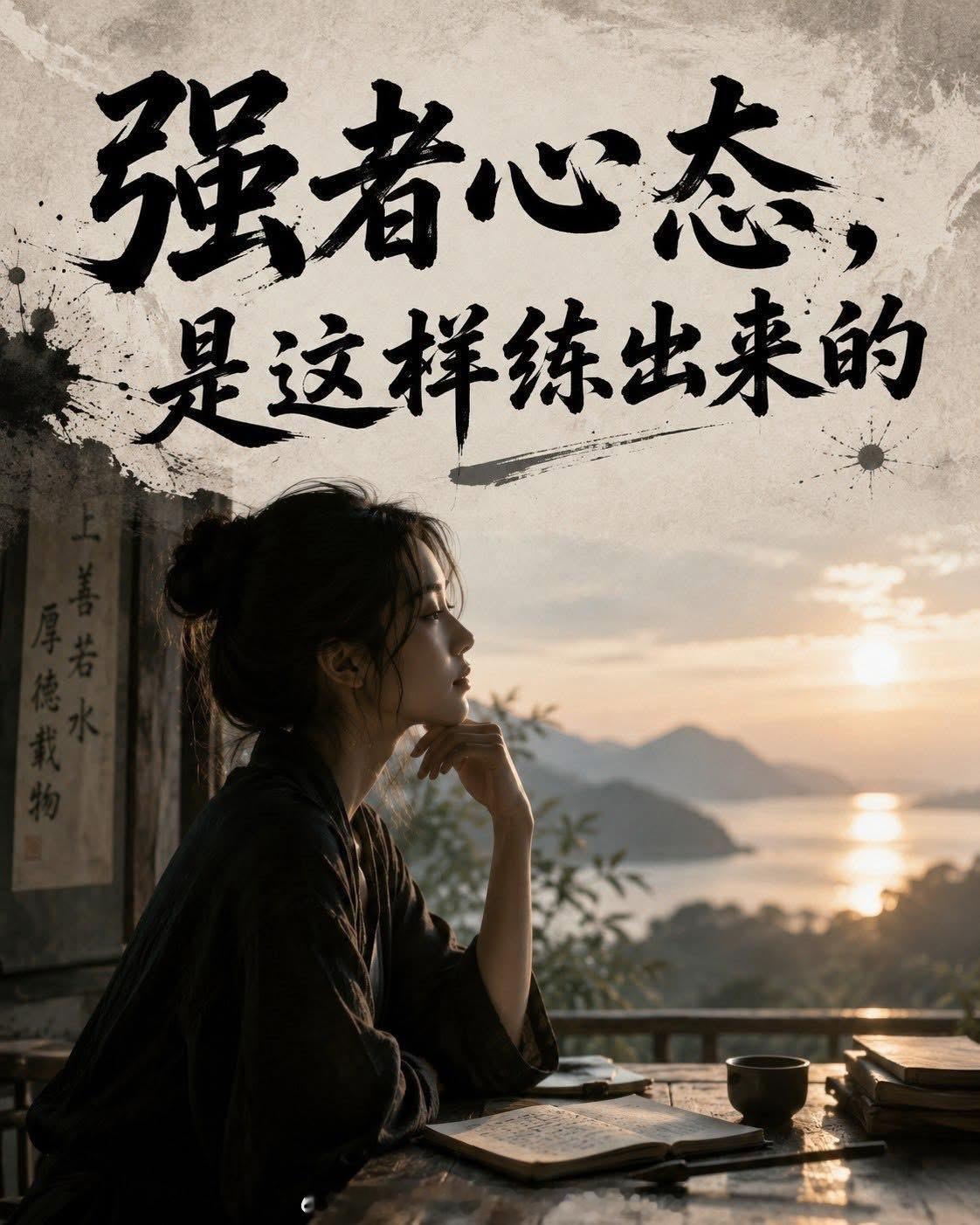 第一、就是你要练习你的气场，不管何时何地，不要唉声叹气，低着个头，留着那个头发，