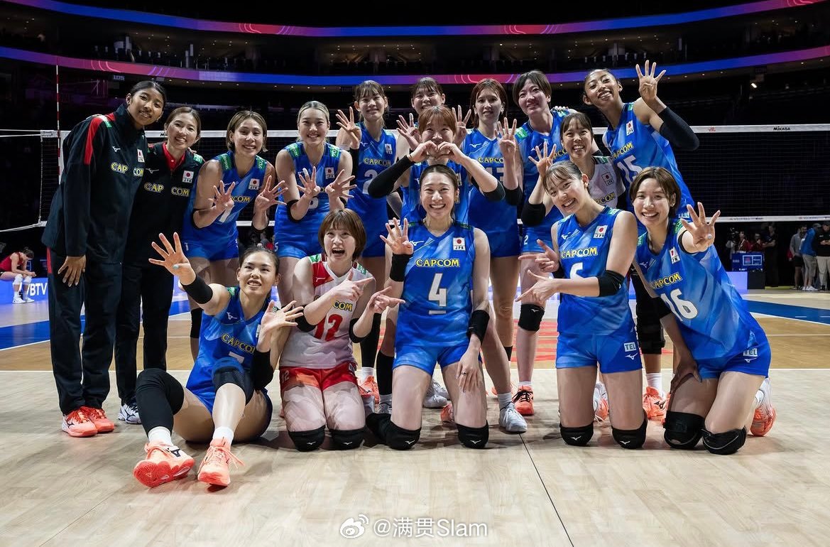 女排2026年世界女排联赛 日本🇯🇵女排2026年国家排球联赛（VNL）第二