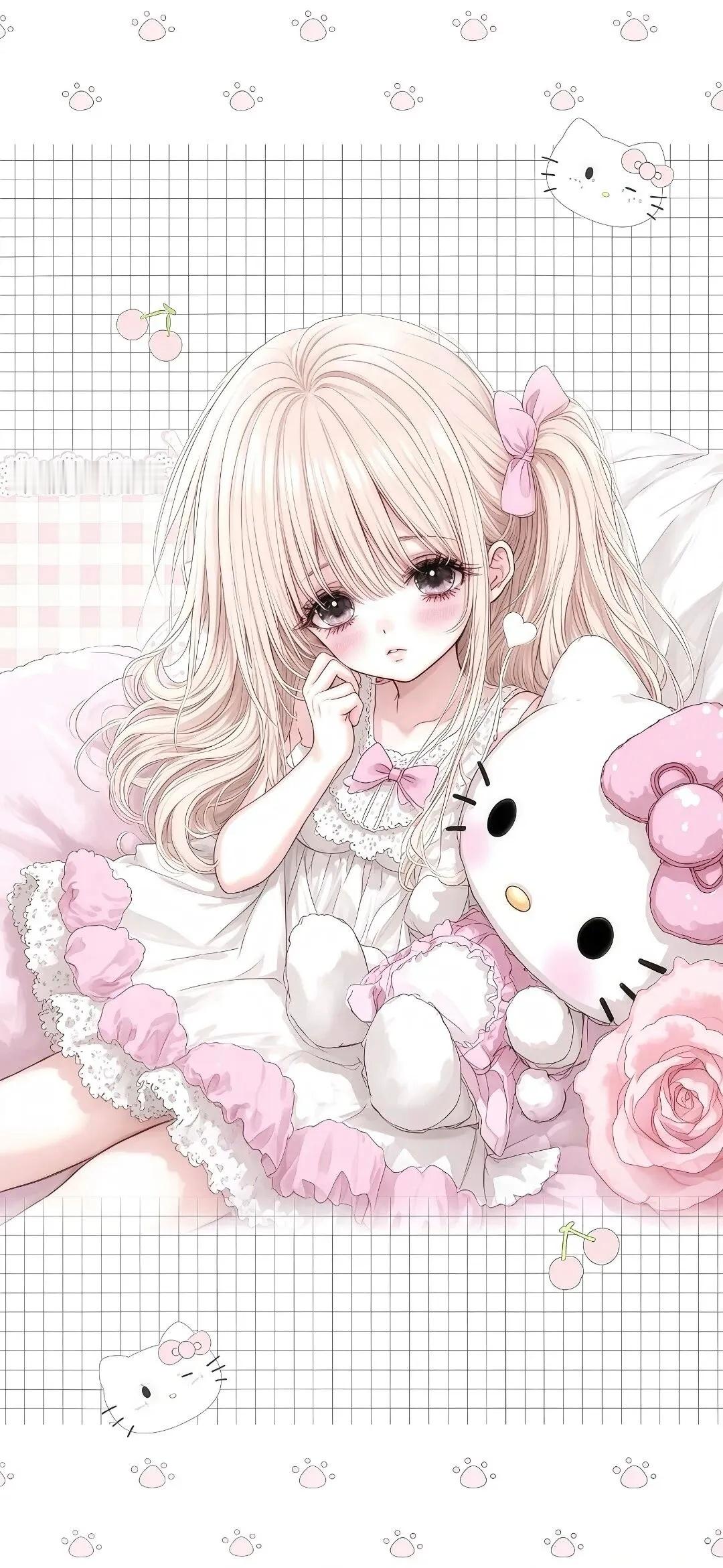 𝐖𝐞𝐂𝐡𝐚𝐭:宅妹二次元Ｉ古早味女漫壁纸 