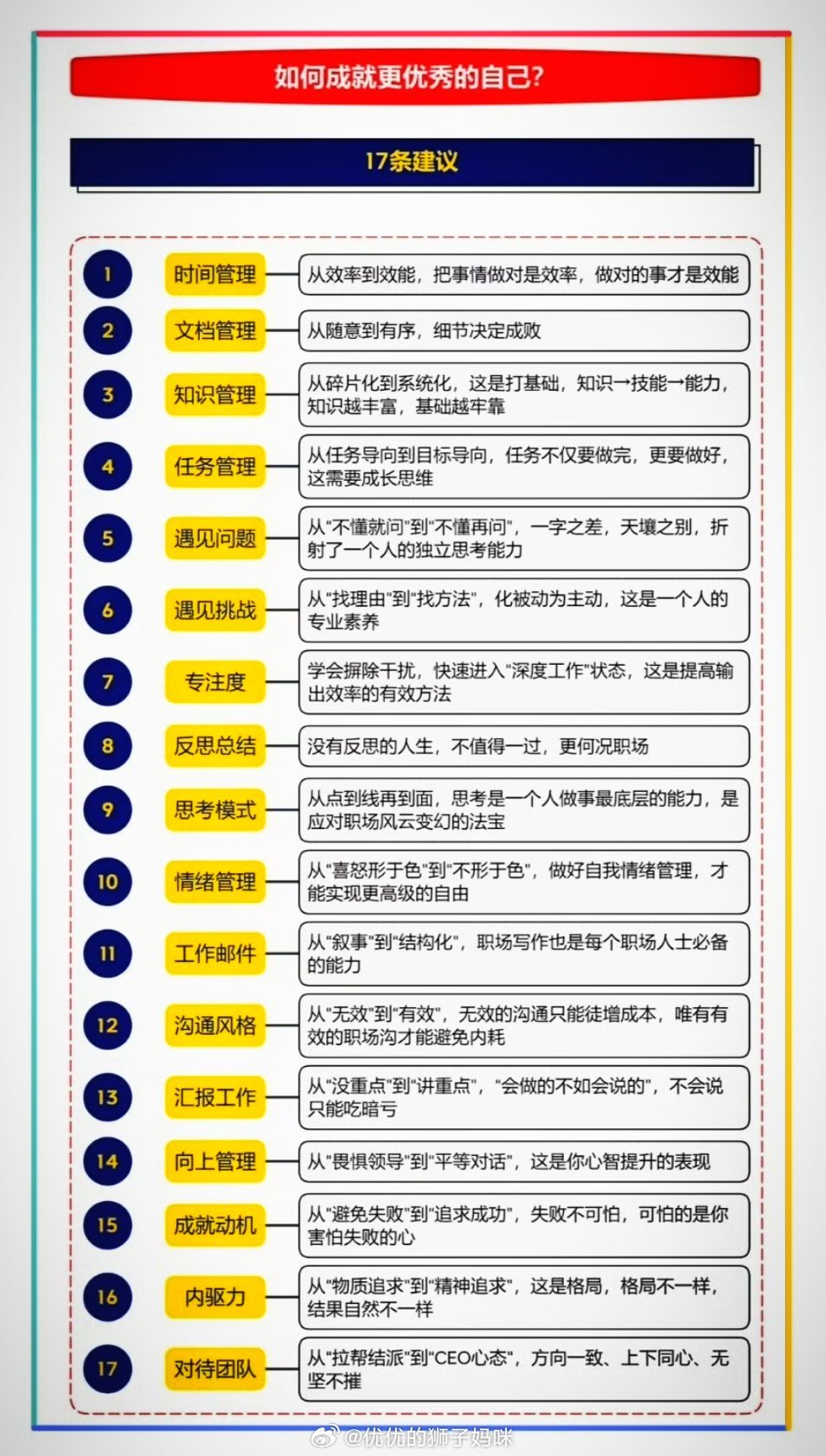如何成就更优秀的自己？ 