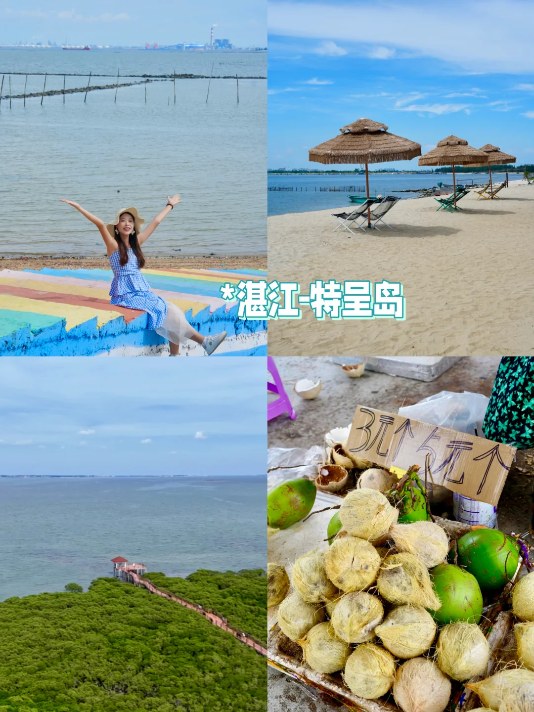 湛江市区轮渡半小时可达的海岛丨特呈岛👒