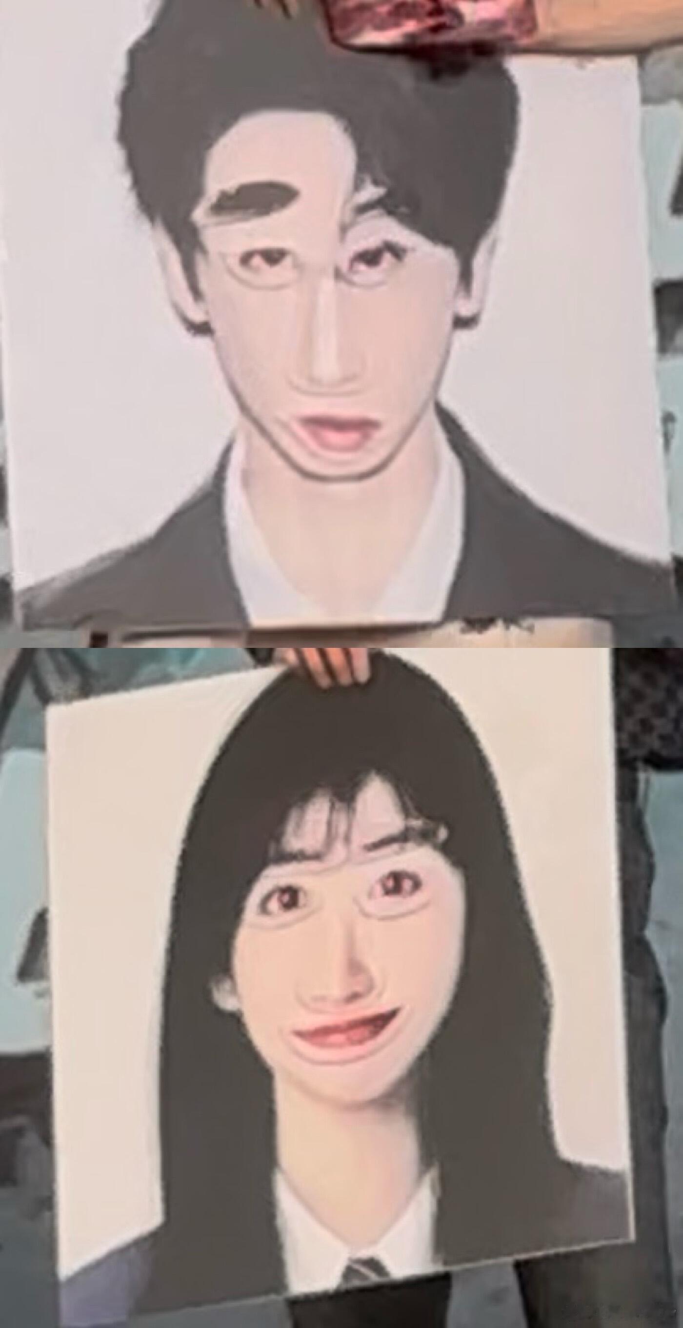 情头堂堂来袭这下真拼成夫妻相了这个中庭逐玉  |  张凌赫  |  田曦薇  |