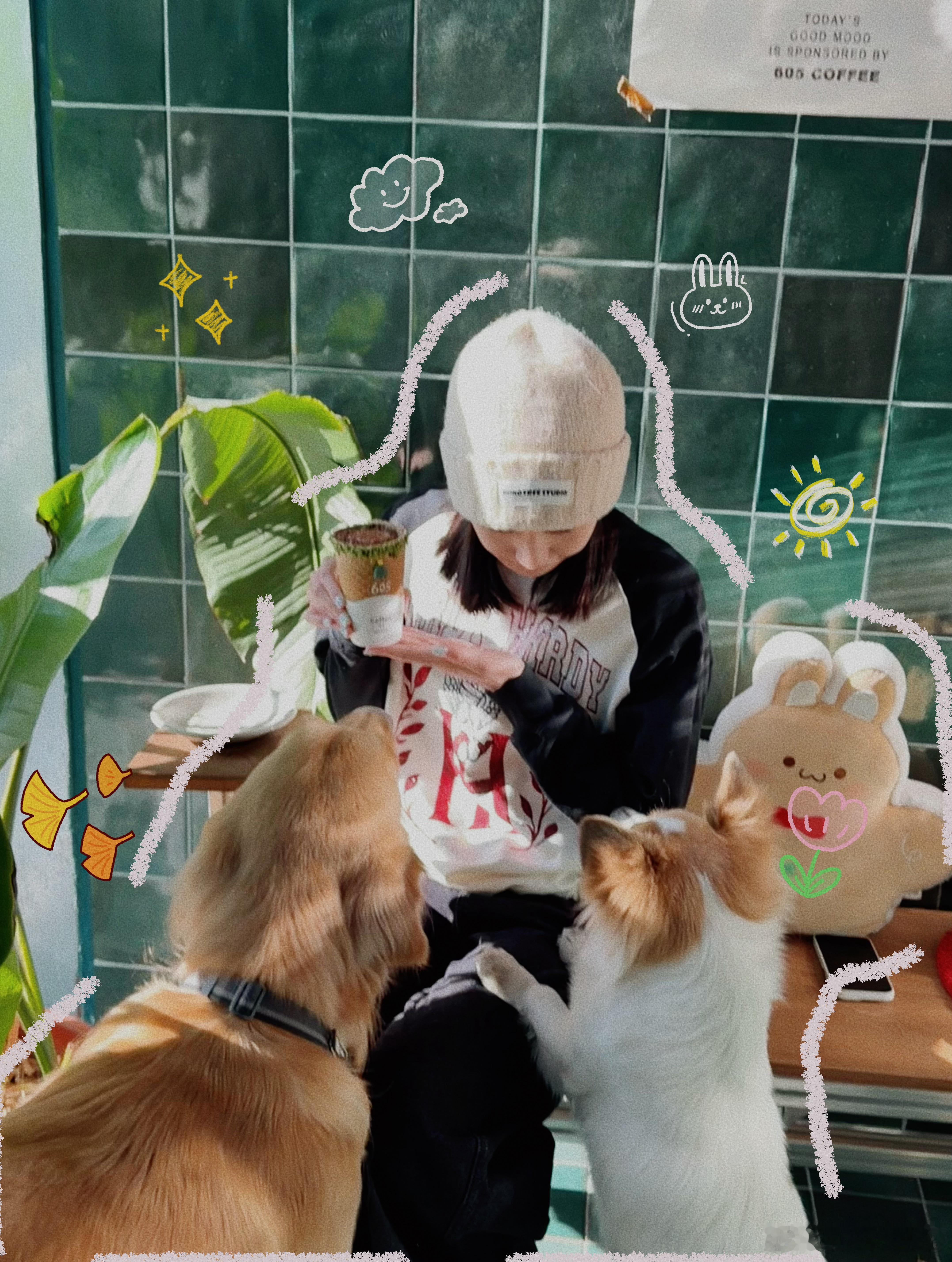 带小狗去找好朋狗玩🦮她开心，我也开心开心历