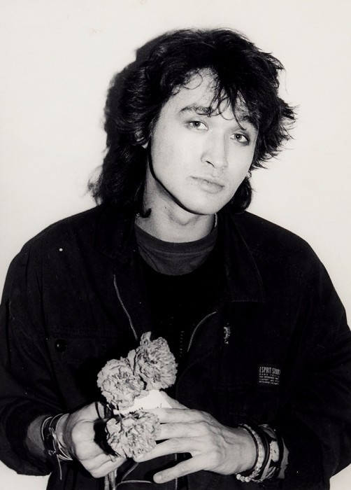 1988年，苏联摇滚明星维克多·崔（Viktor Tsoi）。（拍摄：Vikto