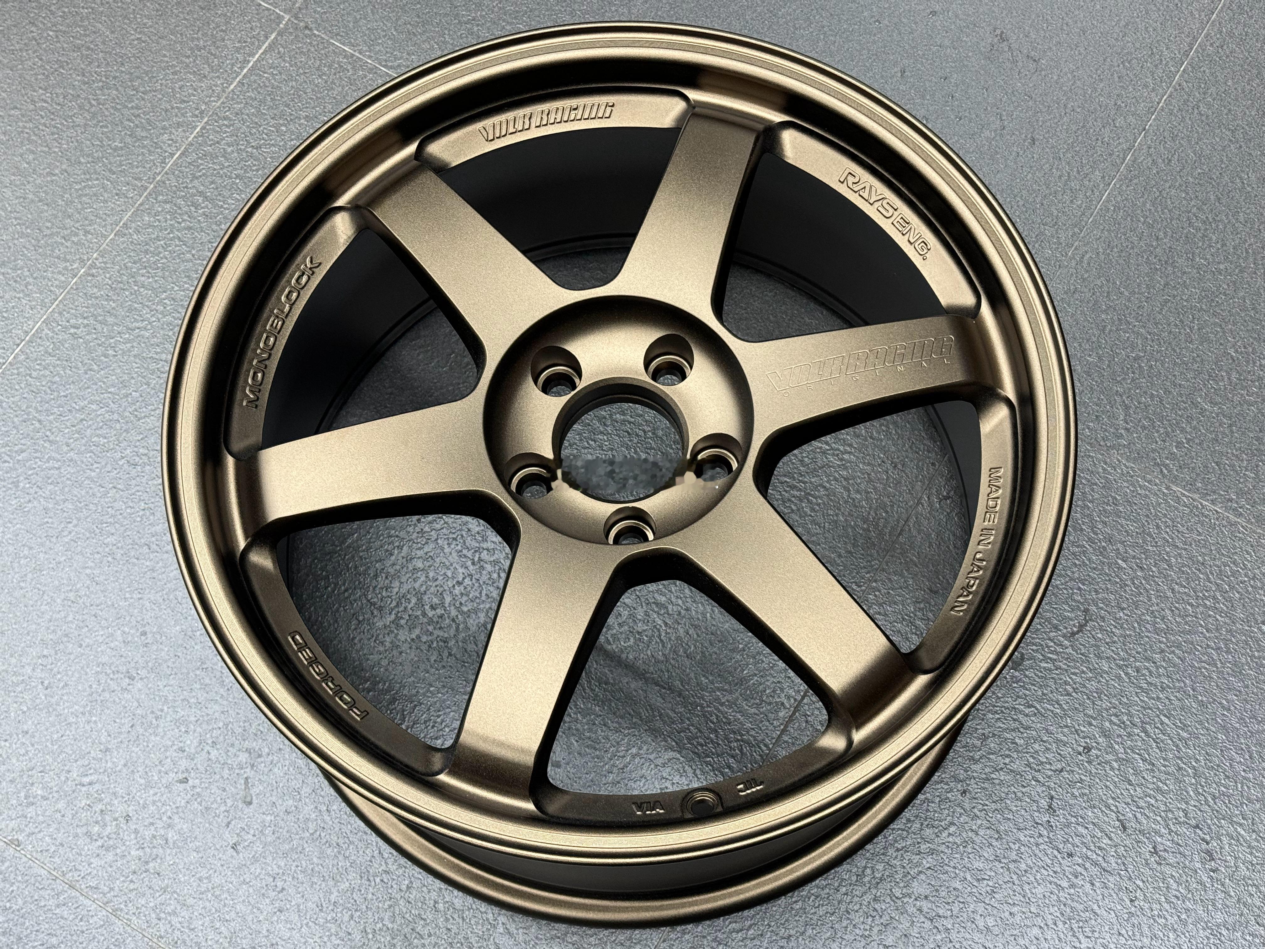全新 日本Rays TE37RT AC 锻造 ，数据：18寸 9J  ET39 