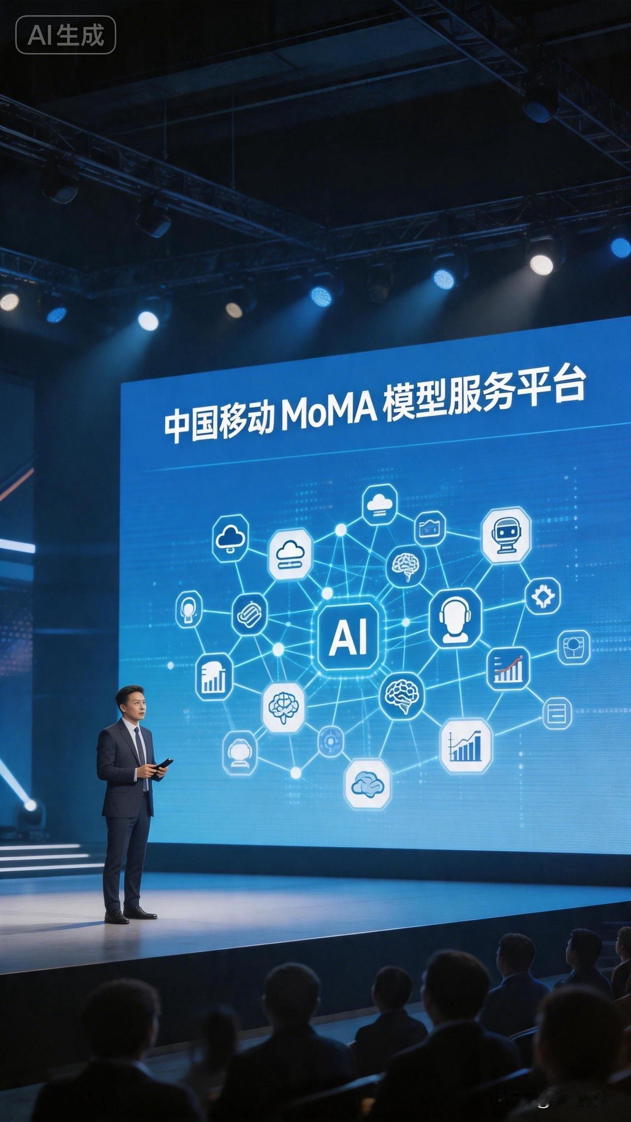 5月8日，中国移动甩出一张王牌。移动模型服务平台MoMA横空出世，这不仅是技术发