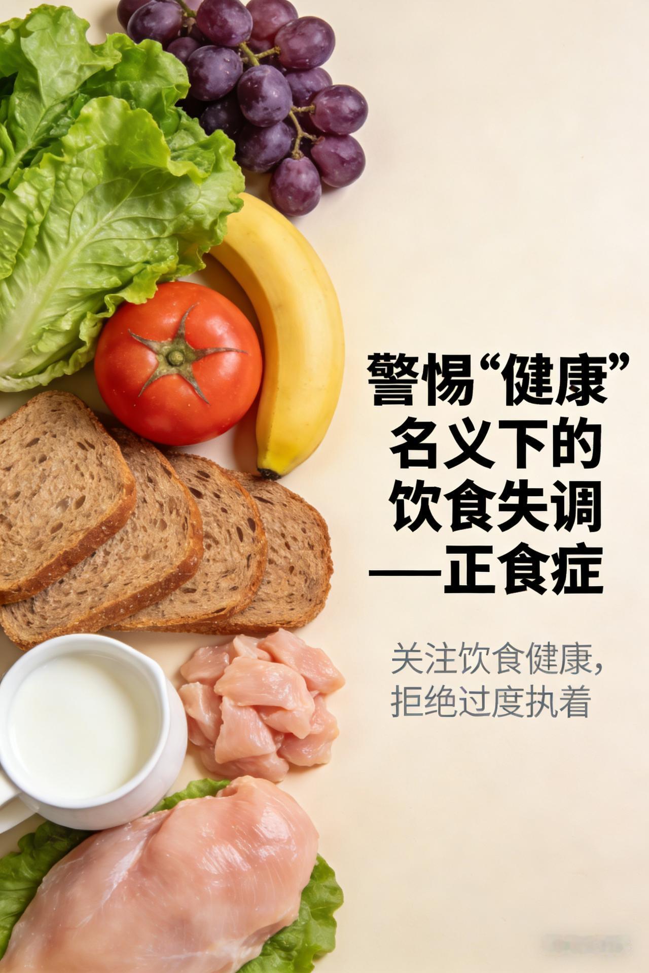 正食症是一种过度执着于健康饮食的进食障碍，与暴饮暴食、厌食的表现不同，却会严重损