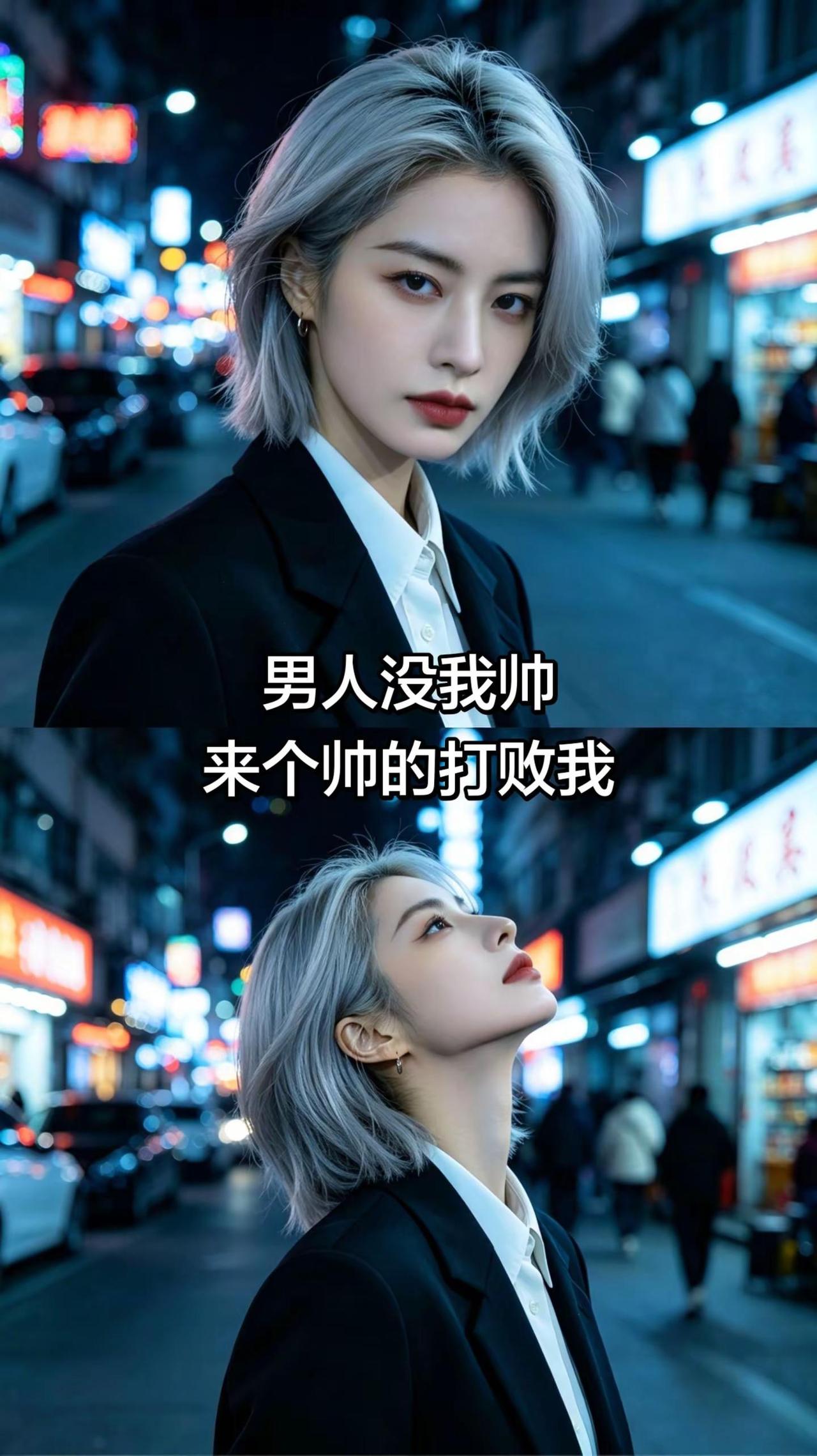 AI港风夜景直闪照 ai创作 玩法合伙人计划 情绪音乐玩法新风向