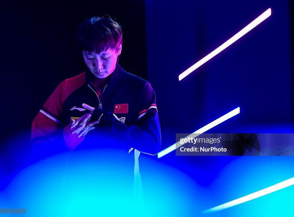 25多哈世乒赛Day7 | Gettyimages2王曼昱加油 ​​​