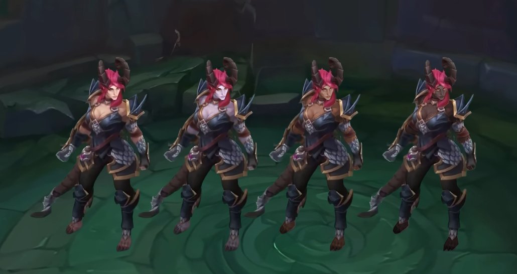 LOL新版希瓦娜重做概念设计稿英雄联盟