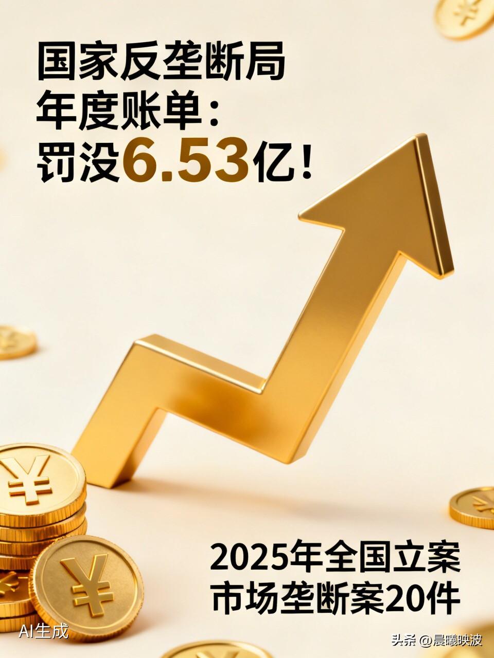 国家反垄断局年度账单：罚没6.53亿！这三组数字正在重塑你的投资与消费

  别