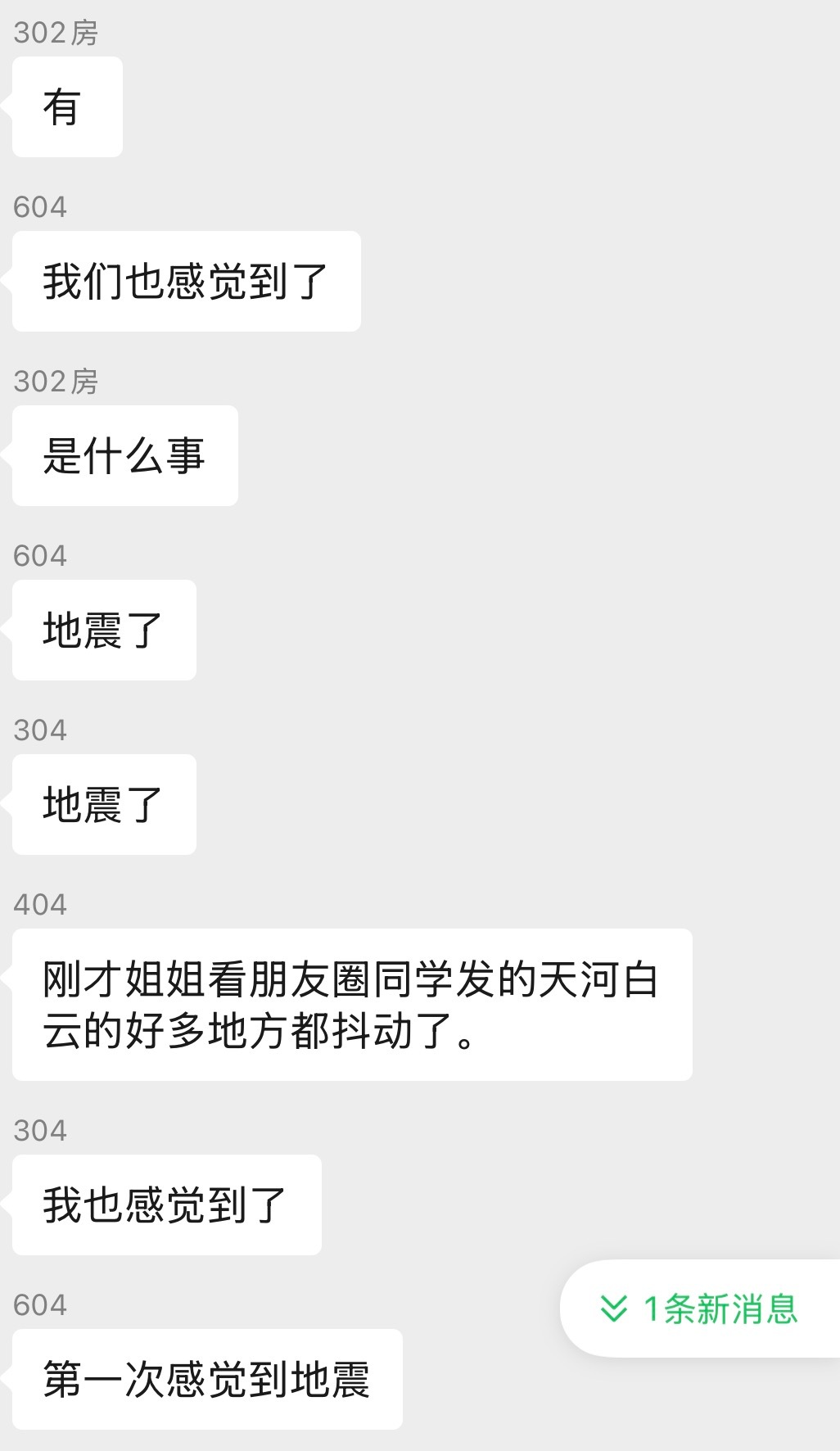 小区群里个个都在说感觉到地震了，就我没感觉[允悲][允悲]广州震感 ​​​