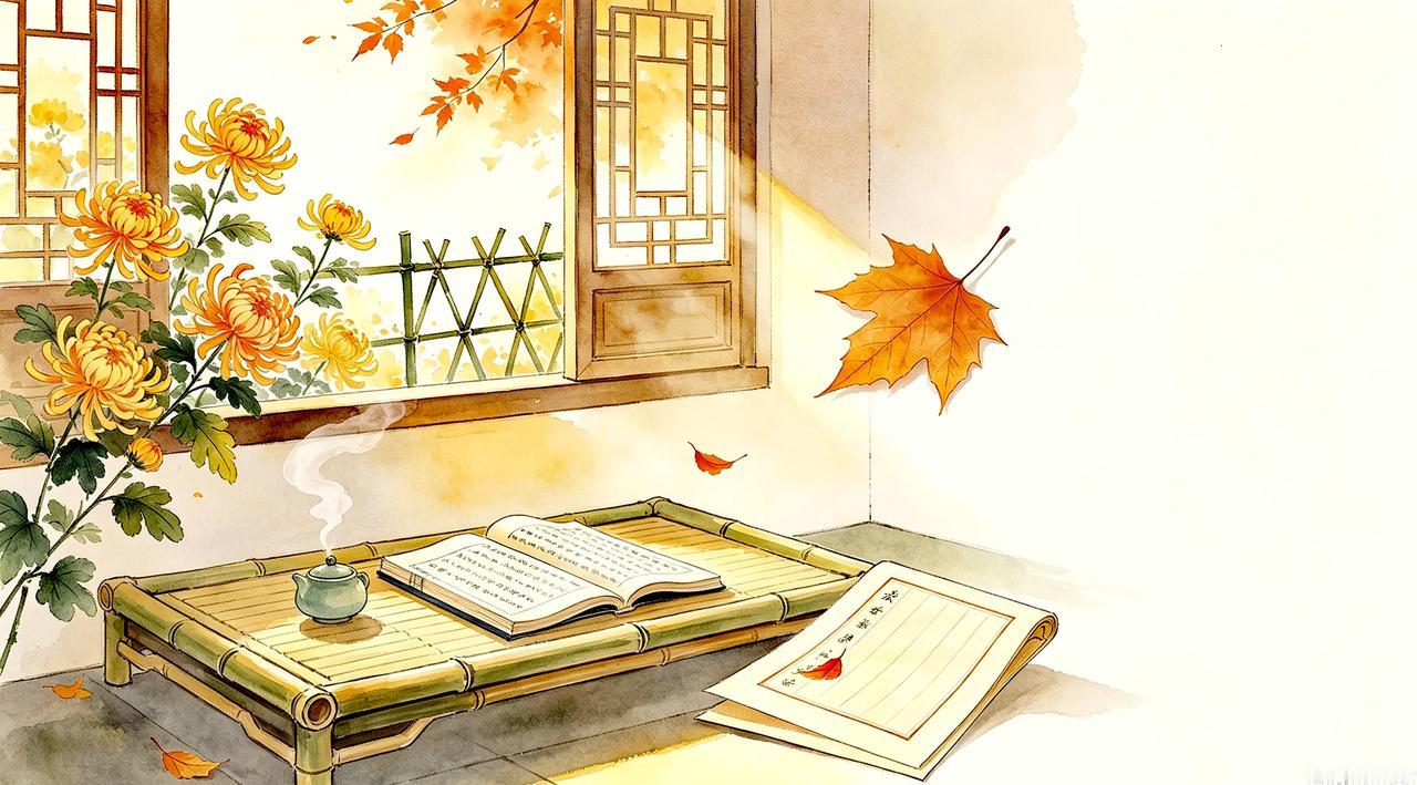 原创作品

七绝·秋韵
文/张和平
几树丹枫染夕曛，
疏篱菊影漾轻芬。
西风漫把