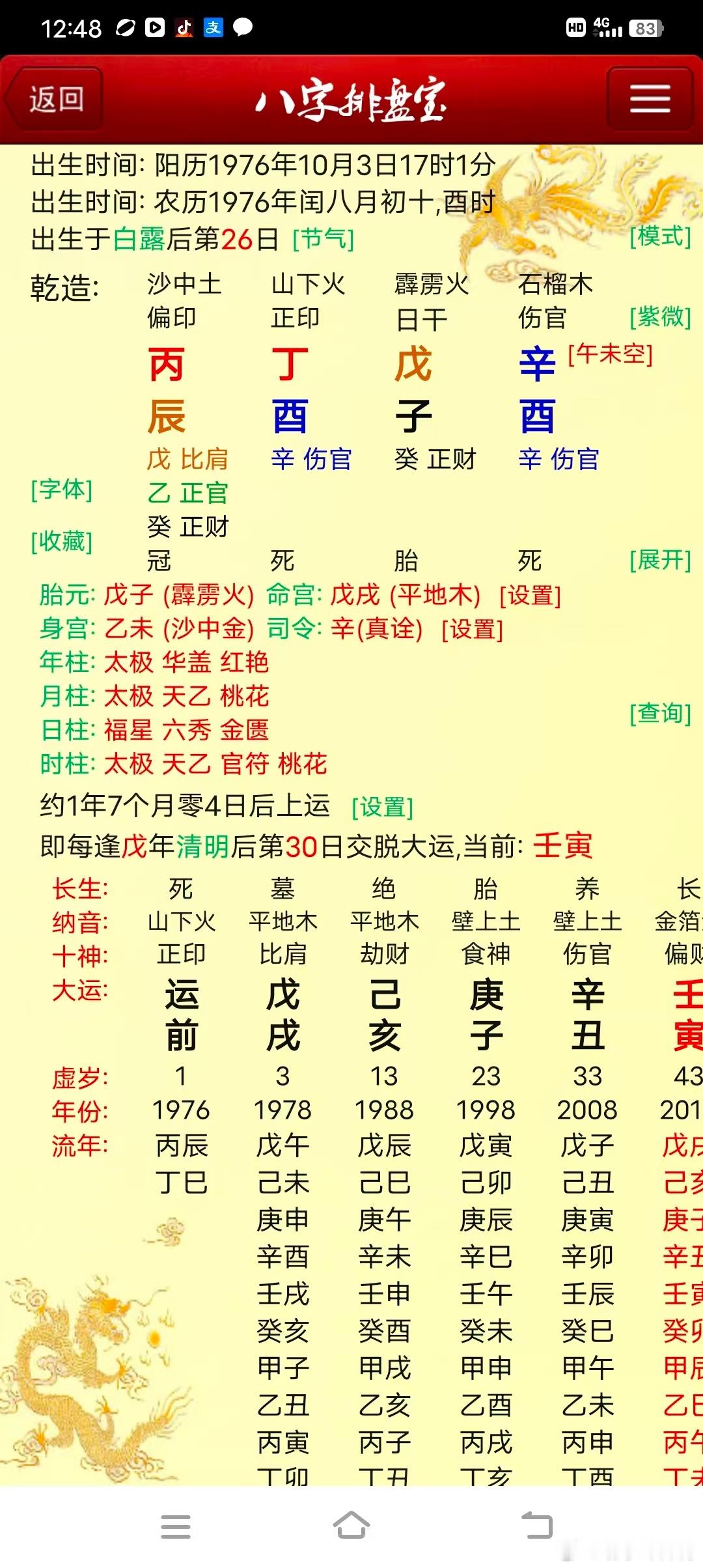 伤官配印但运不好，所以只是个小学校长！ 