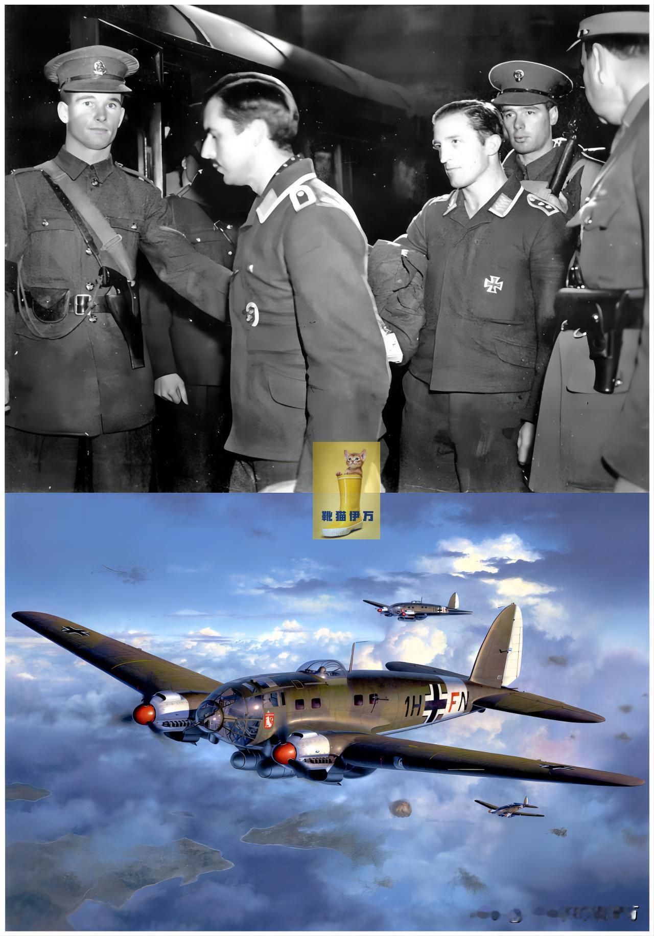 [呲牙] 幸运的人——首批被俘的德国空军轰炸机飞行员。1939年10月28日，德