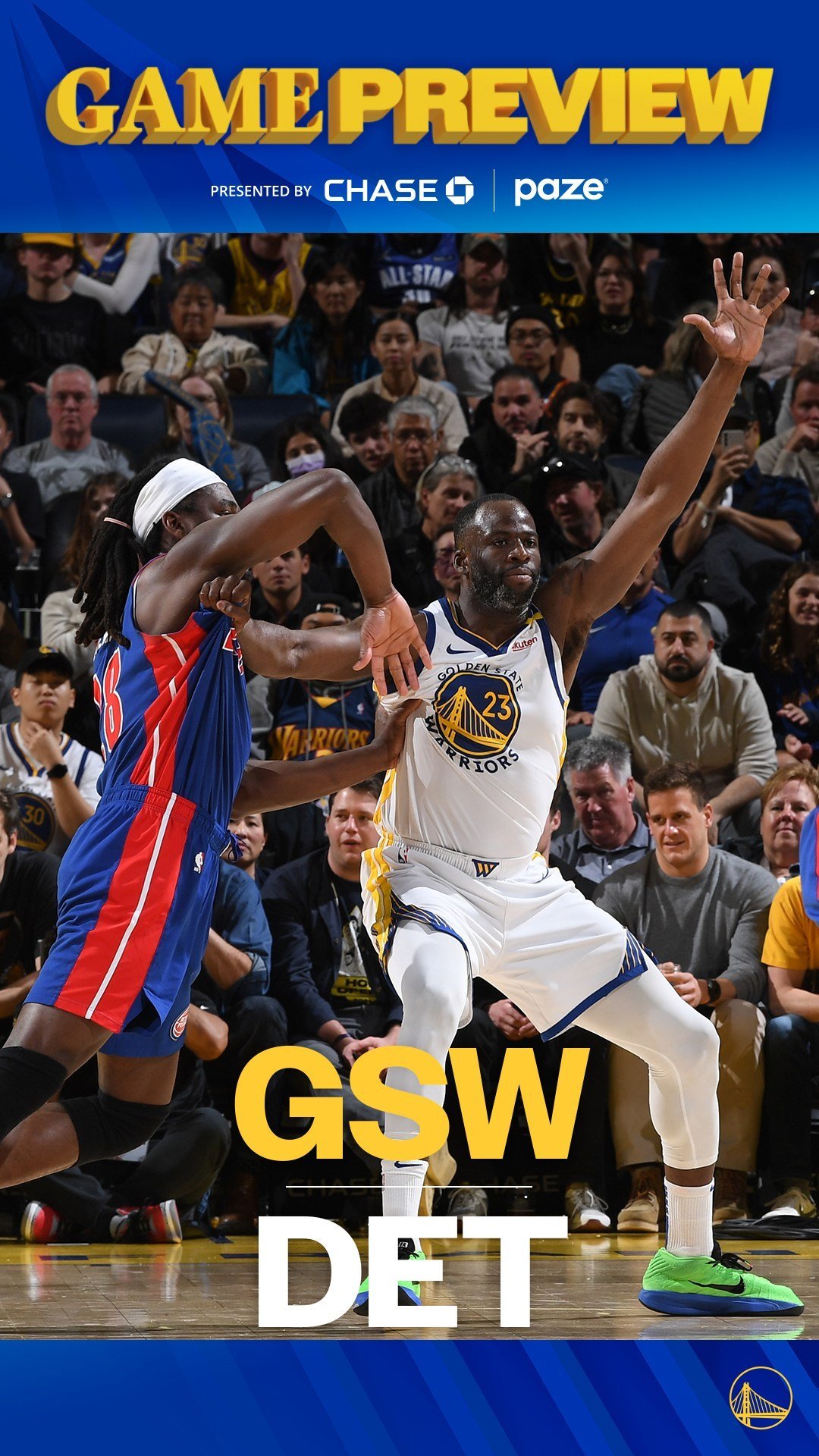 今天这叫啥主题？日本文化传承之夜？？？勇士vs活塞金州勇士金州勇士