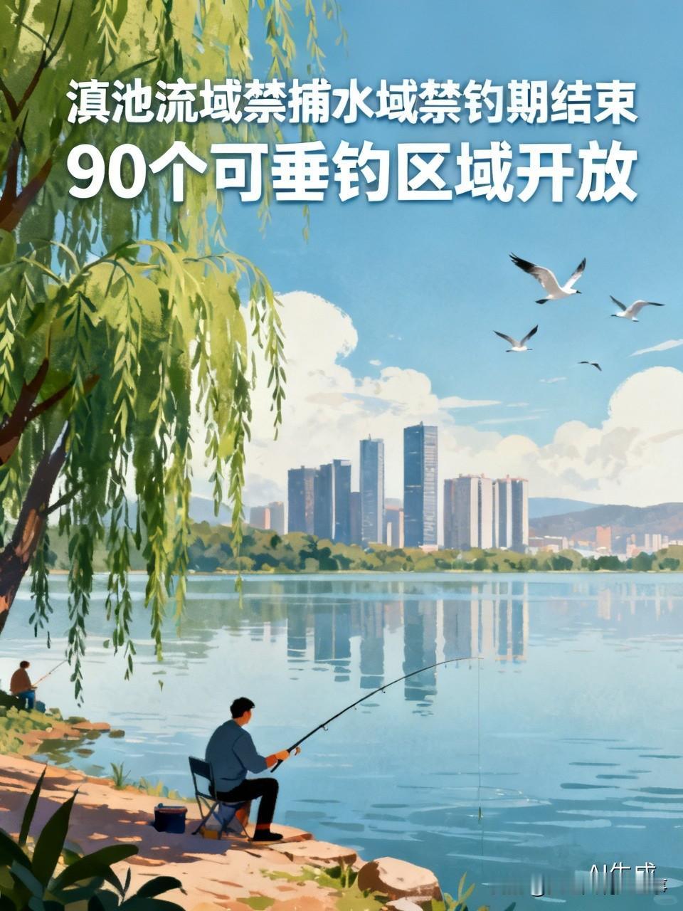 🎣昆明的钓友们福音来啦！[福][福][福]
长达4个月（3月1日至6月30日）