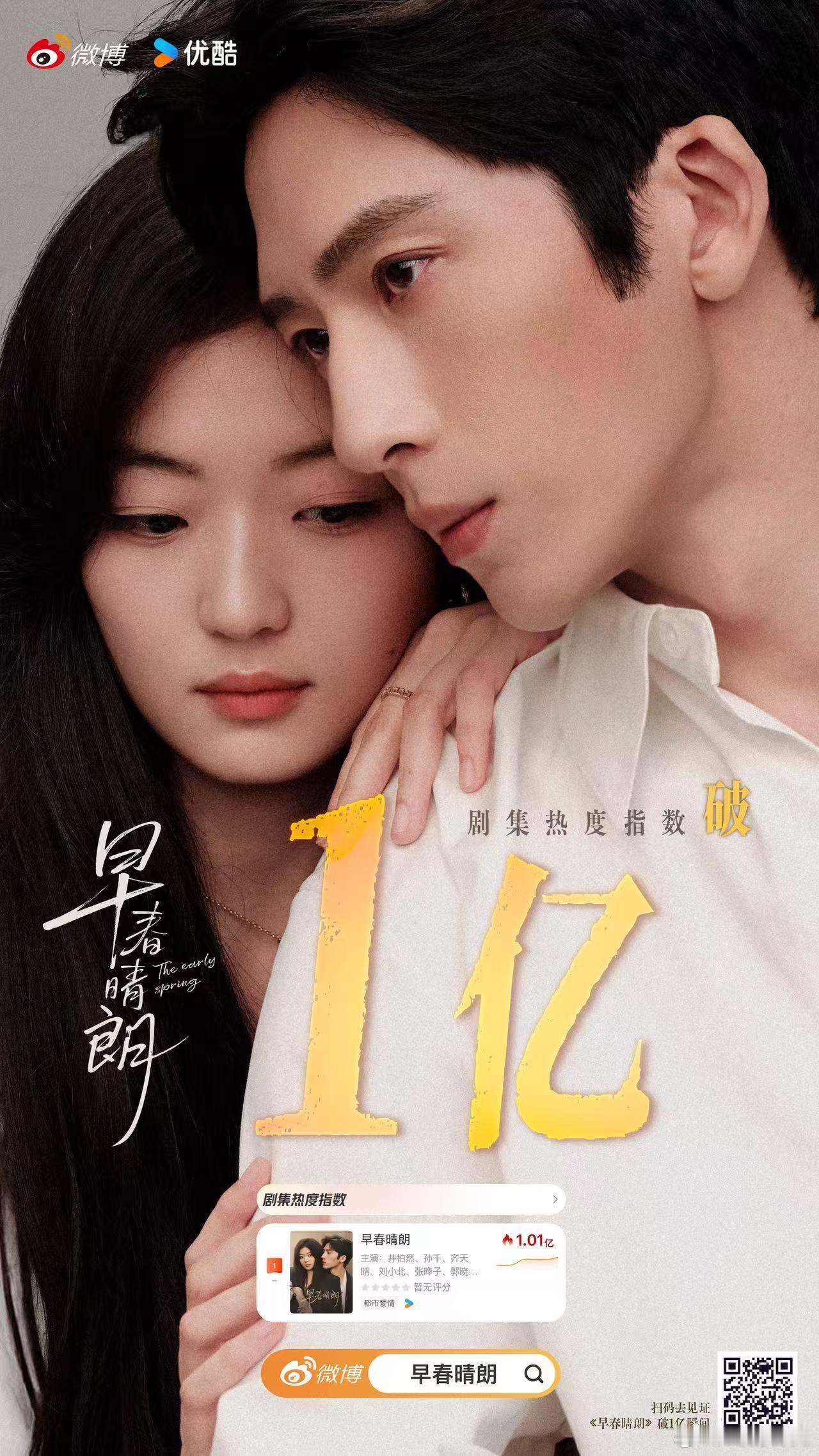 早春晴朗 这个走势看起来有点势不可挡了，微博热度破亿了[doge] ​​​