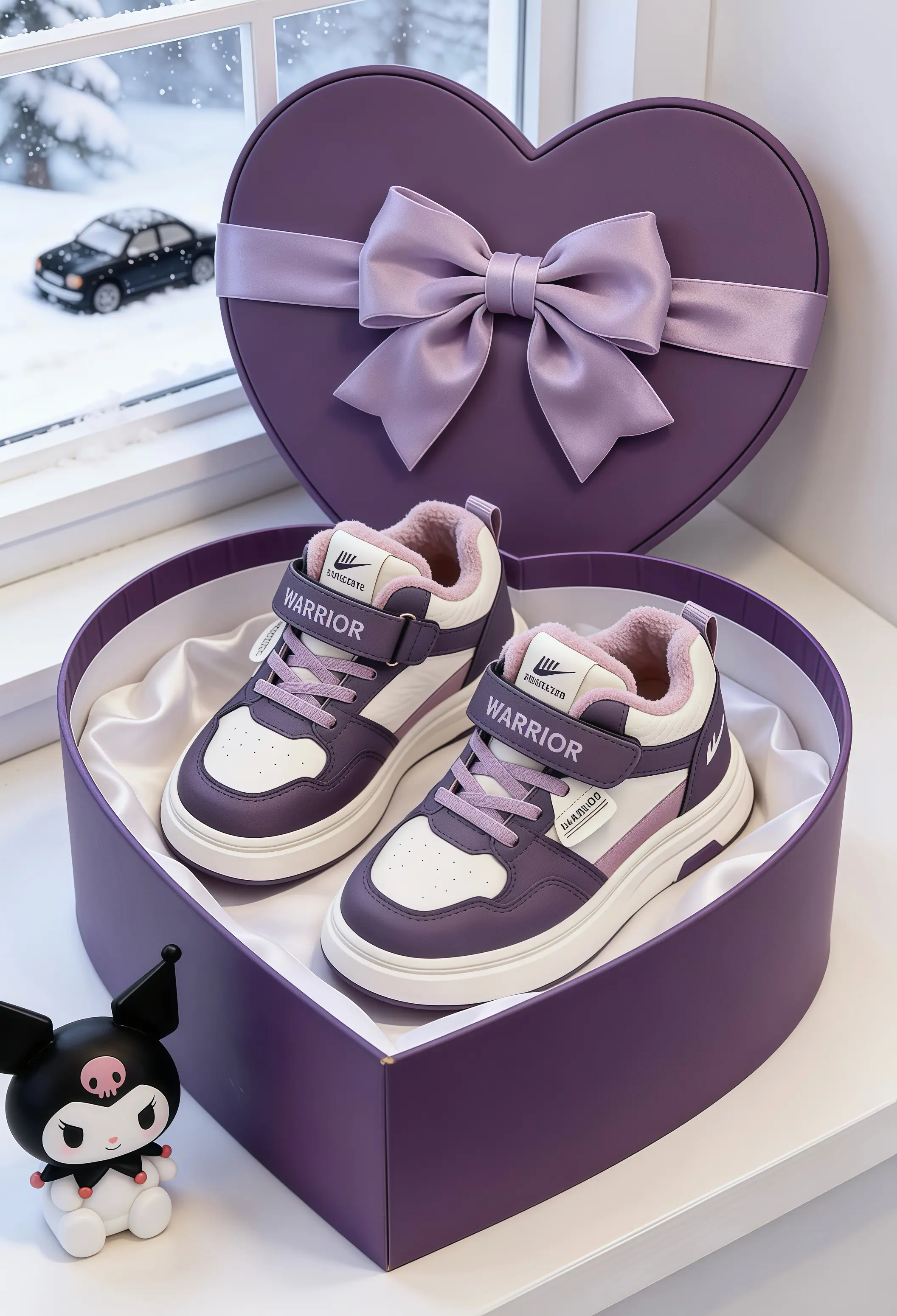 回力儿童加绒运动鞋