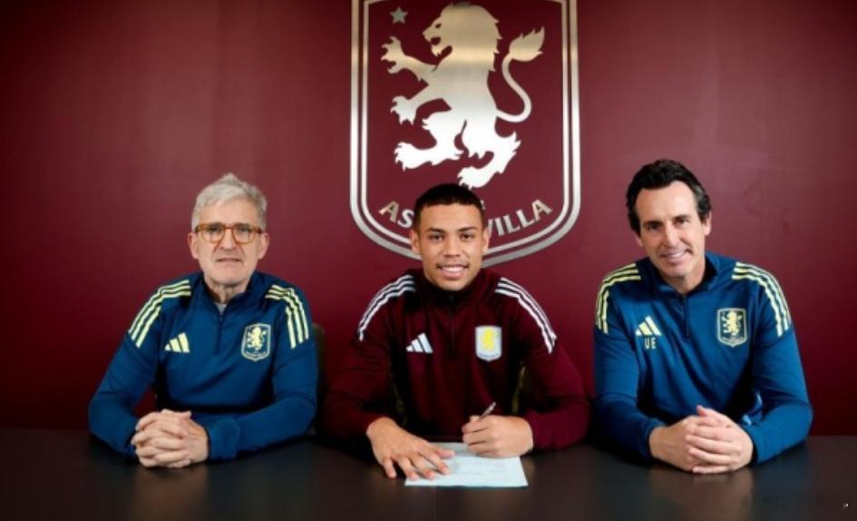 好体育官方宣布，签下19岁巴西中场阿利松。维拉官方写道：“阿斯顿维拉很高兴的宣布