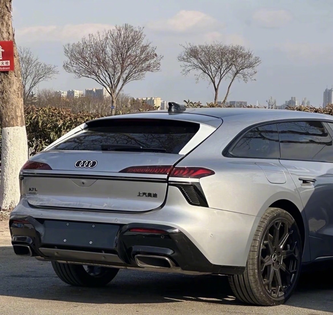奥迪A7L旅行这屁股看着不咋地
