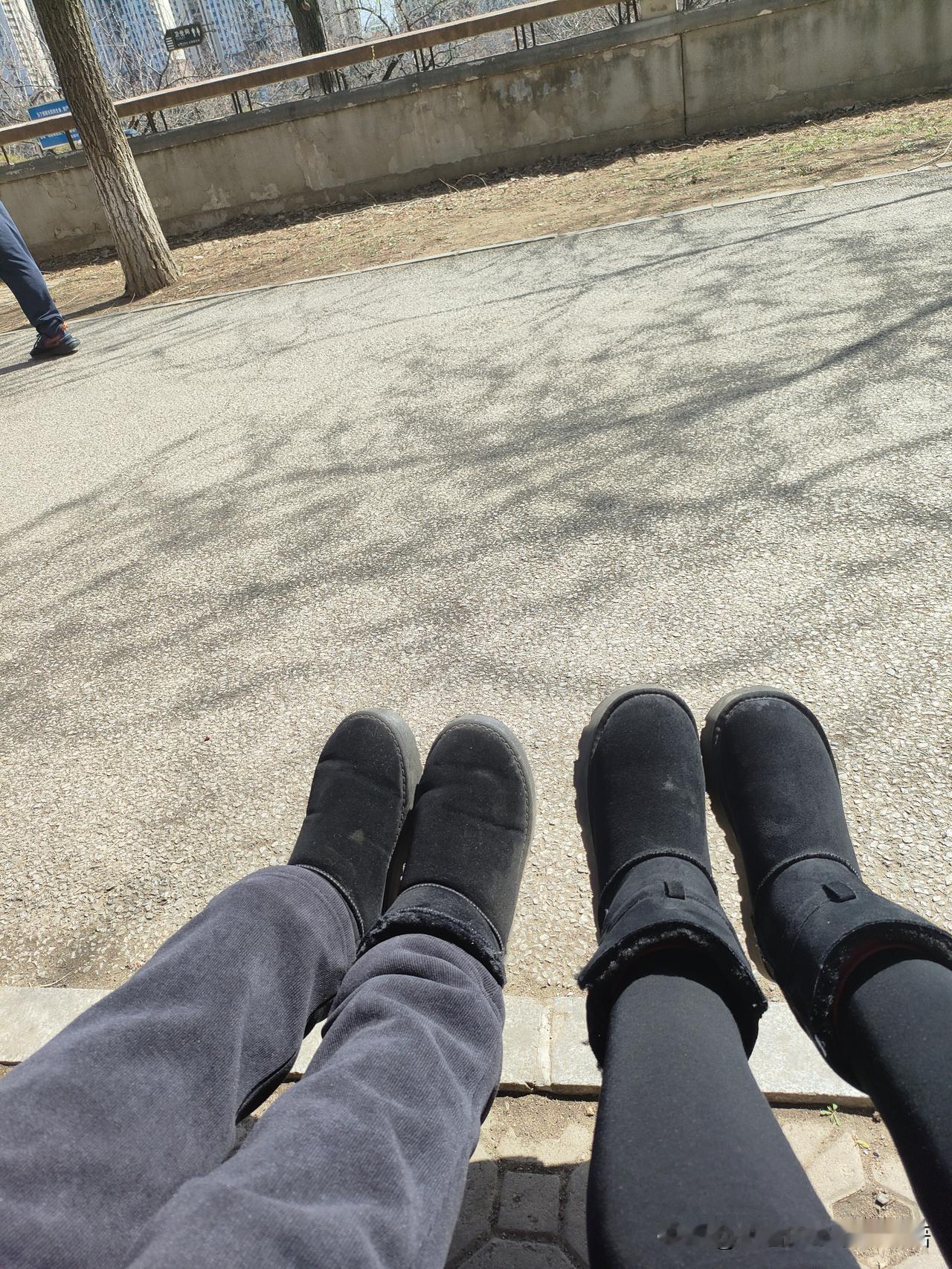 乍暖还寒，脚暖和了，心就暖了

上次去沈阳，穿了双单旅游鞋，脚一冷总想上厕所。我