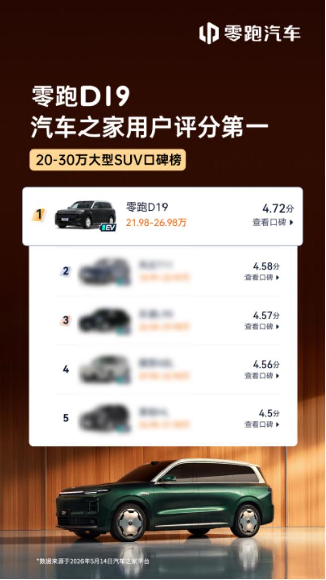 500km纯电续航+增程 零跑D19让我告别续航焦虑
作为一个每月要跑三四趟长途
