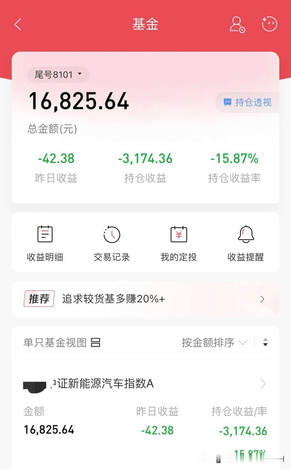 人生最失败的一次投资，竟然是五年前买的唯一，一支基金！
今年上证都站稳4000点