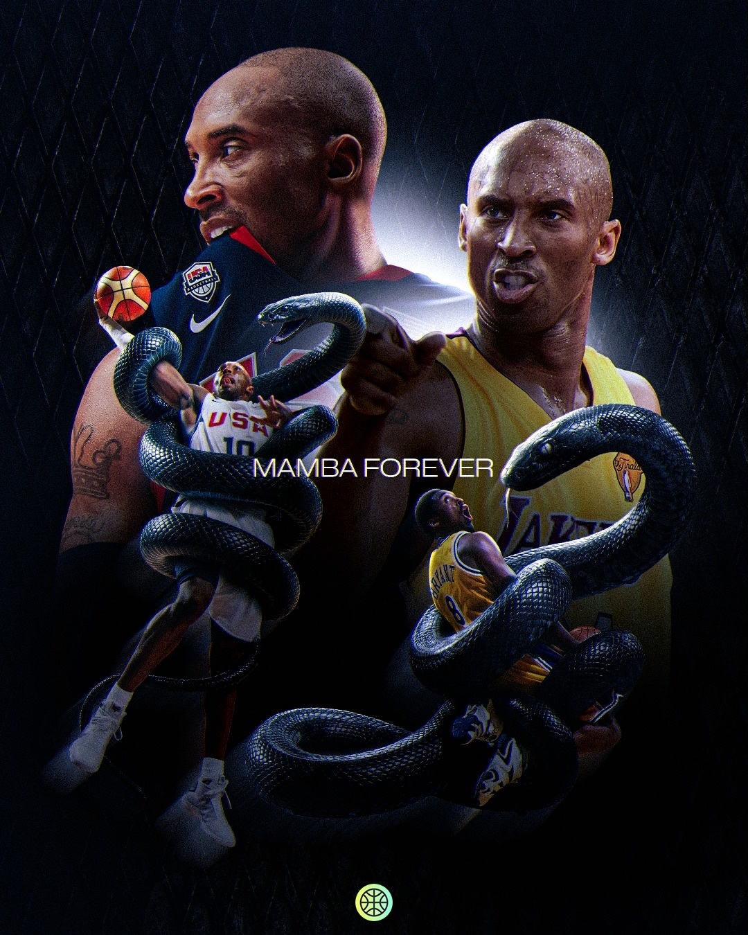 fiba发文： Forever missed. 🐍湖人国度LakeShow