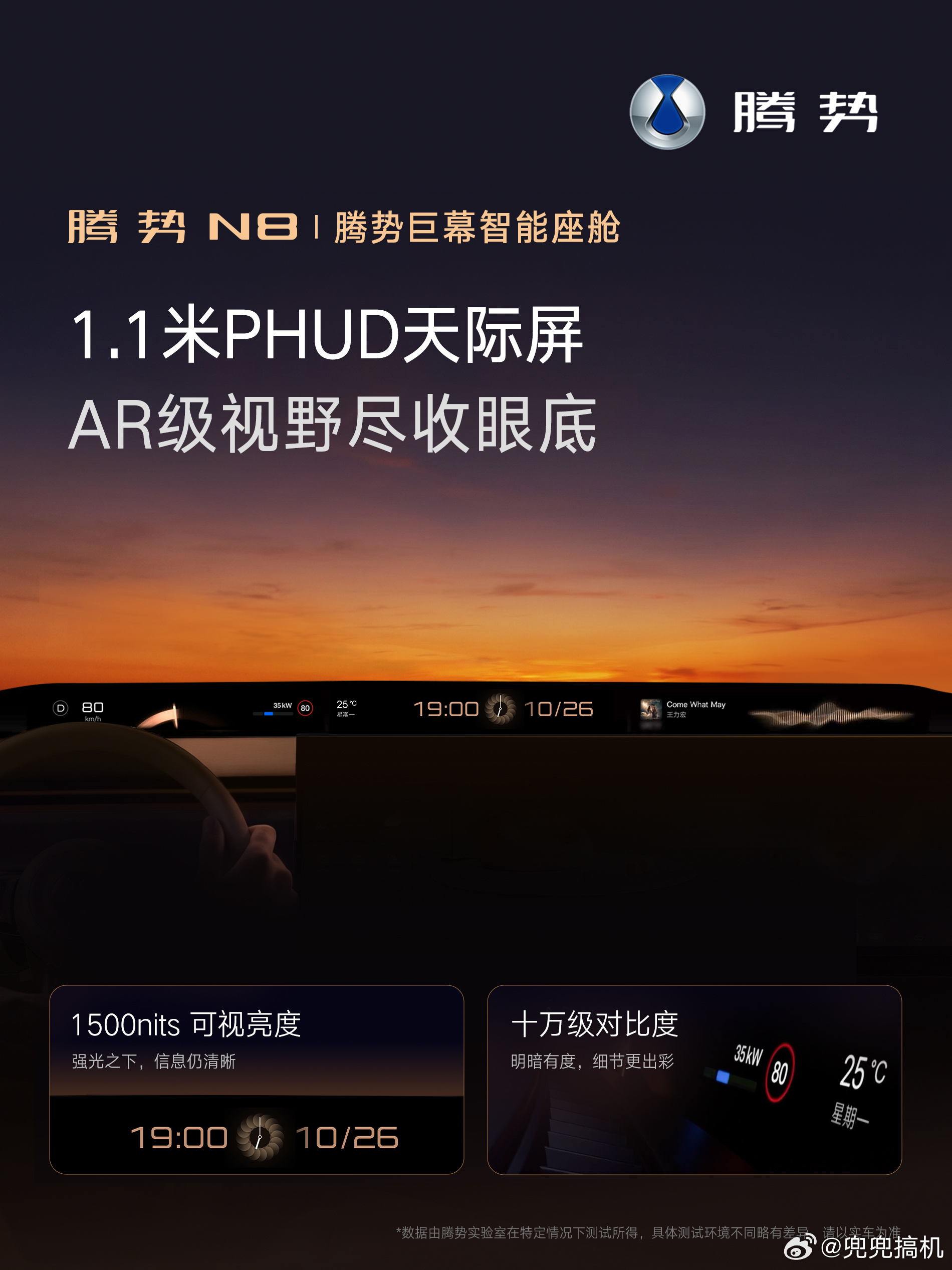 腾势N8这套全新的UI交互系统，说实话真挺有意思。搞了个行业首创的"三折叠"悬浮