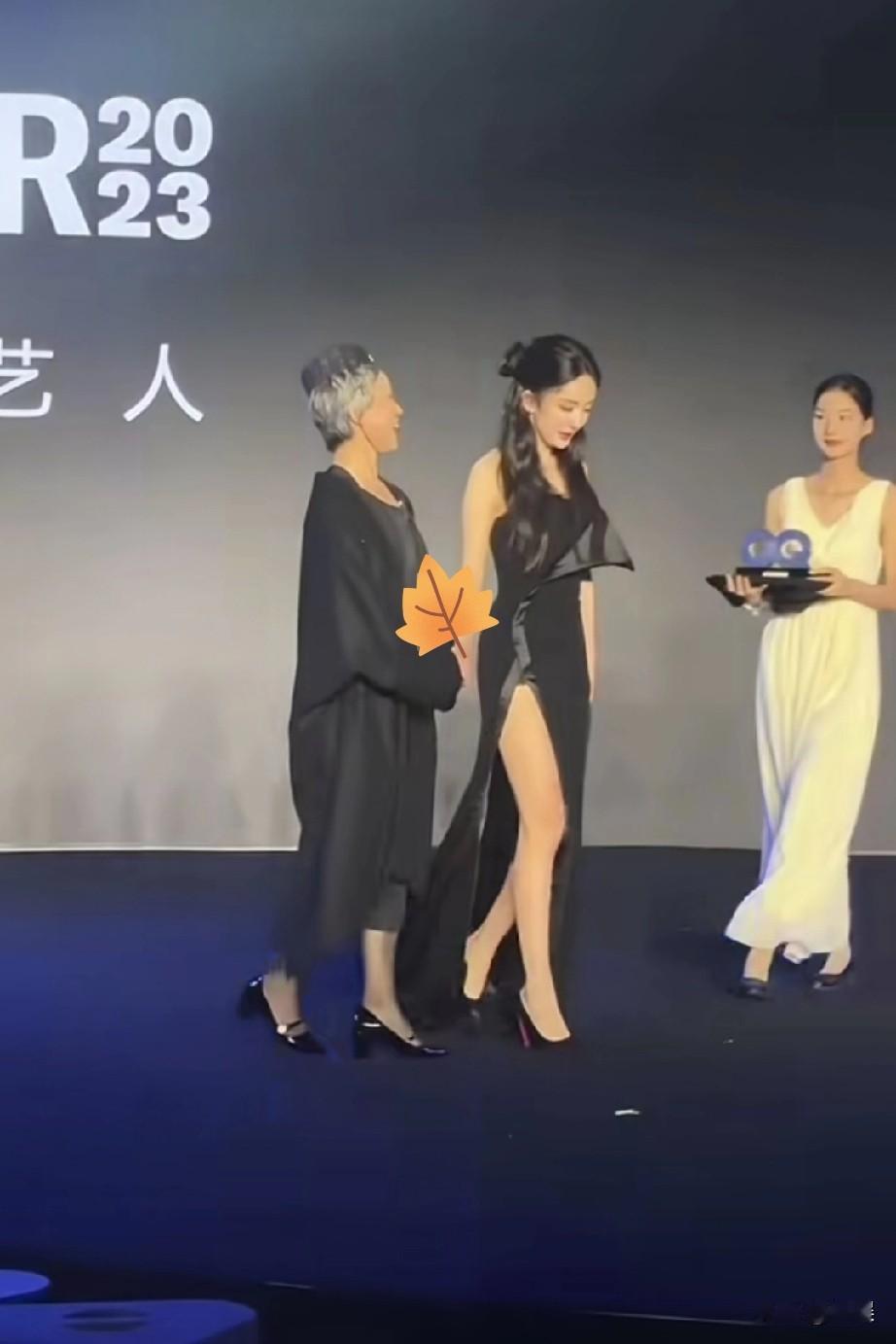 杨幂黑色礼裙